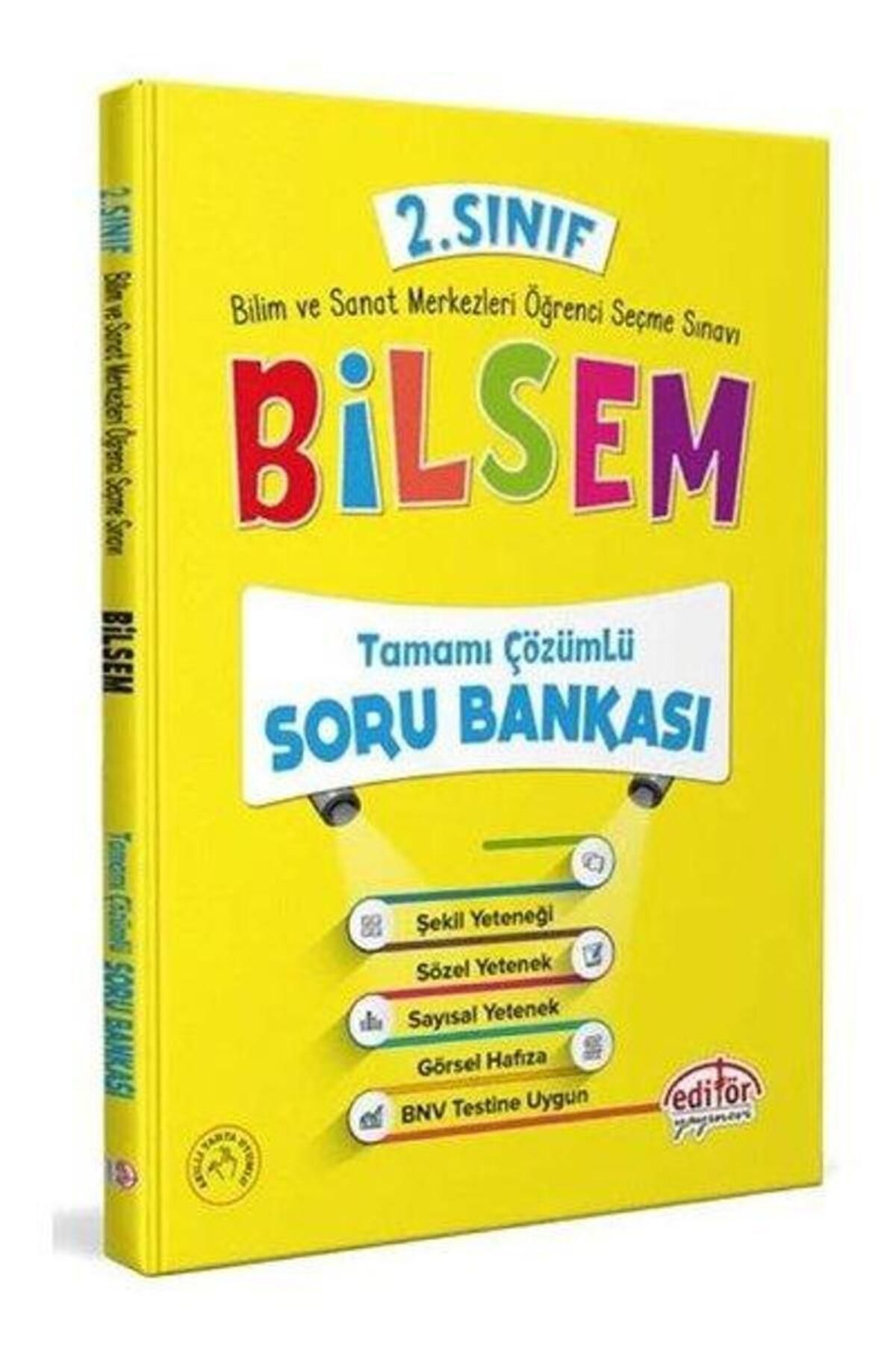 Editör Yayınları 2.Sınıf Bilsem Tamamı Çözümlü Soru Bankası