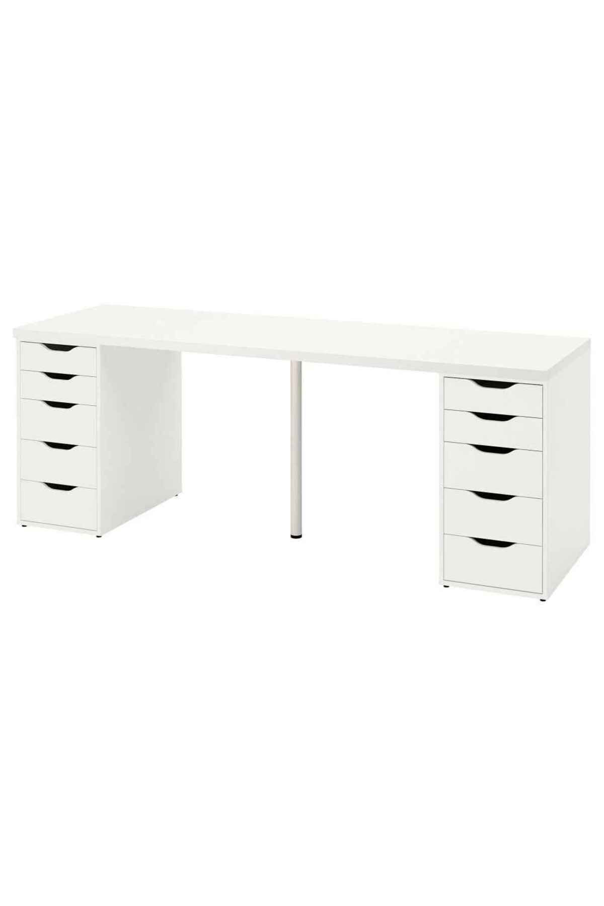 IKEA 2 Kesonlu Çalışma Masası 200x60