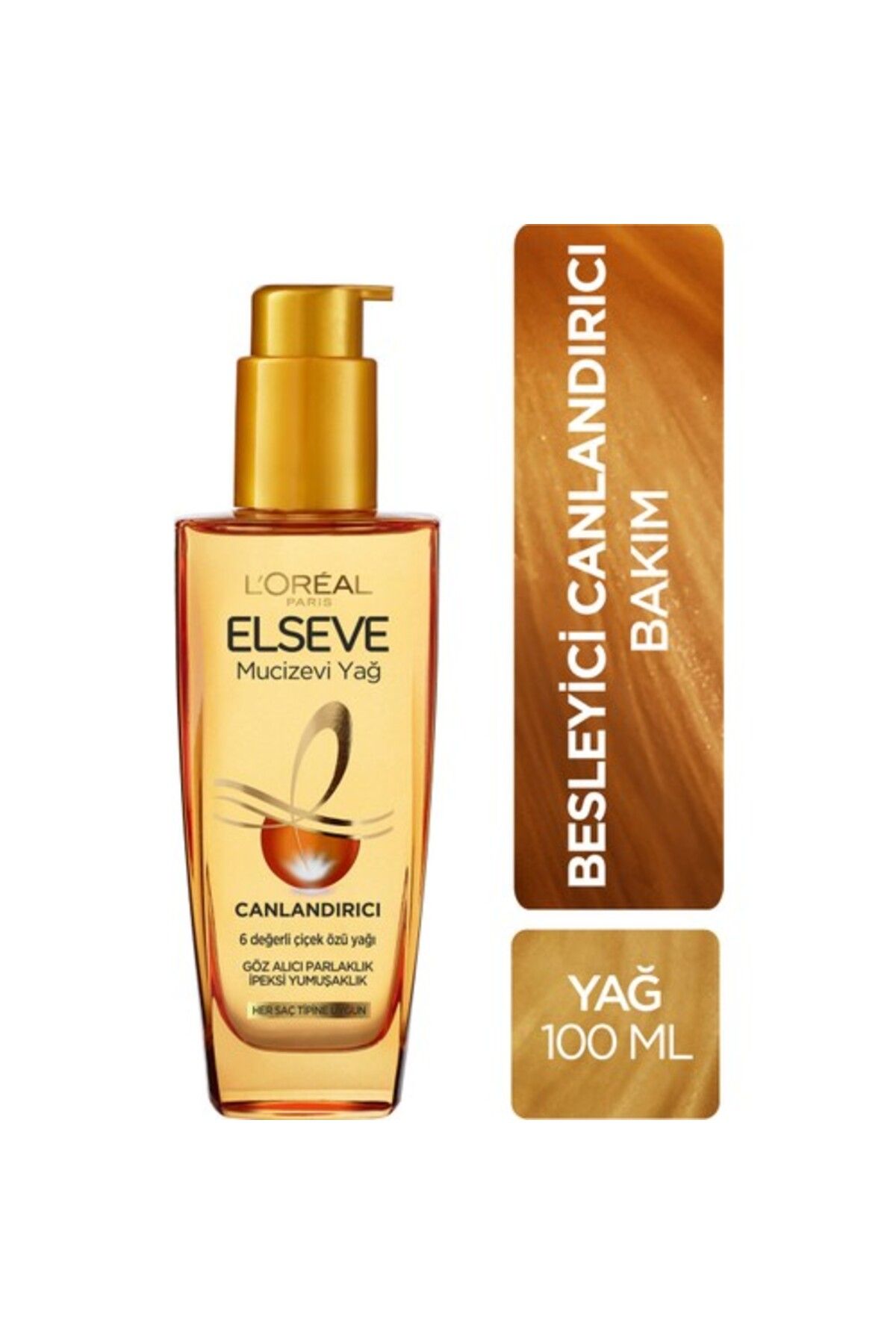Elseve L'Oréal Paris Elseve Mucizevi Canlandırıcı Bakım Yağı 100 ml