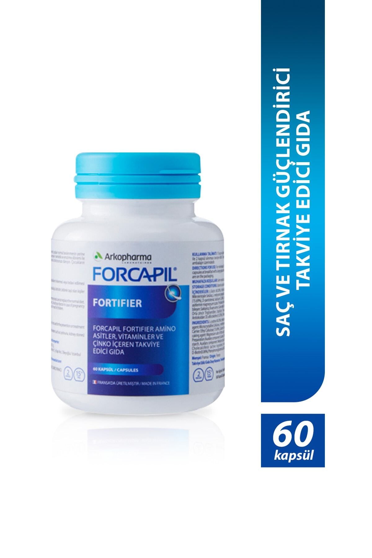 Arkopharma Forcapil® Fortifier – Saç Ve Tırnak Güçlendirici Takviye Edici Gıda 60 Kapsül