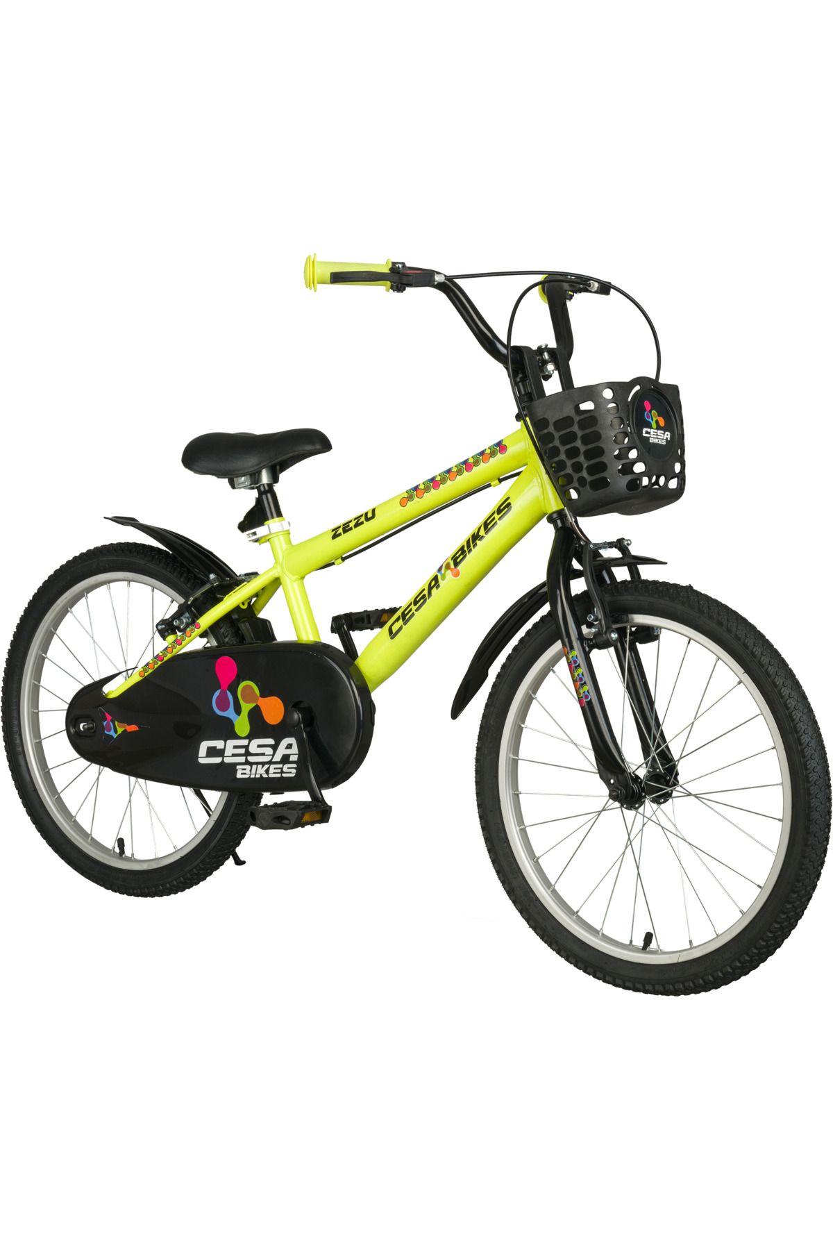 Cesa Bisiklet Cesa Bike Zezu 20 Jant Bisiklet 6-10 Yaş Çocuk Bisikleti Neon Sarı