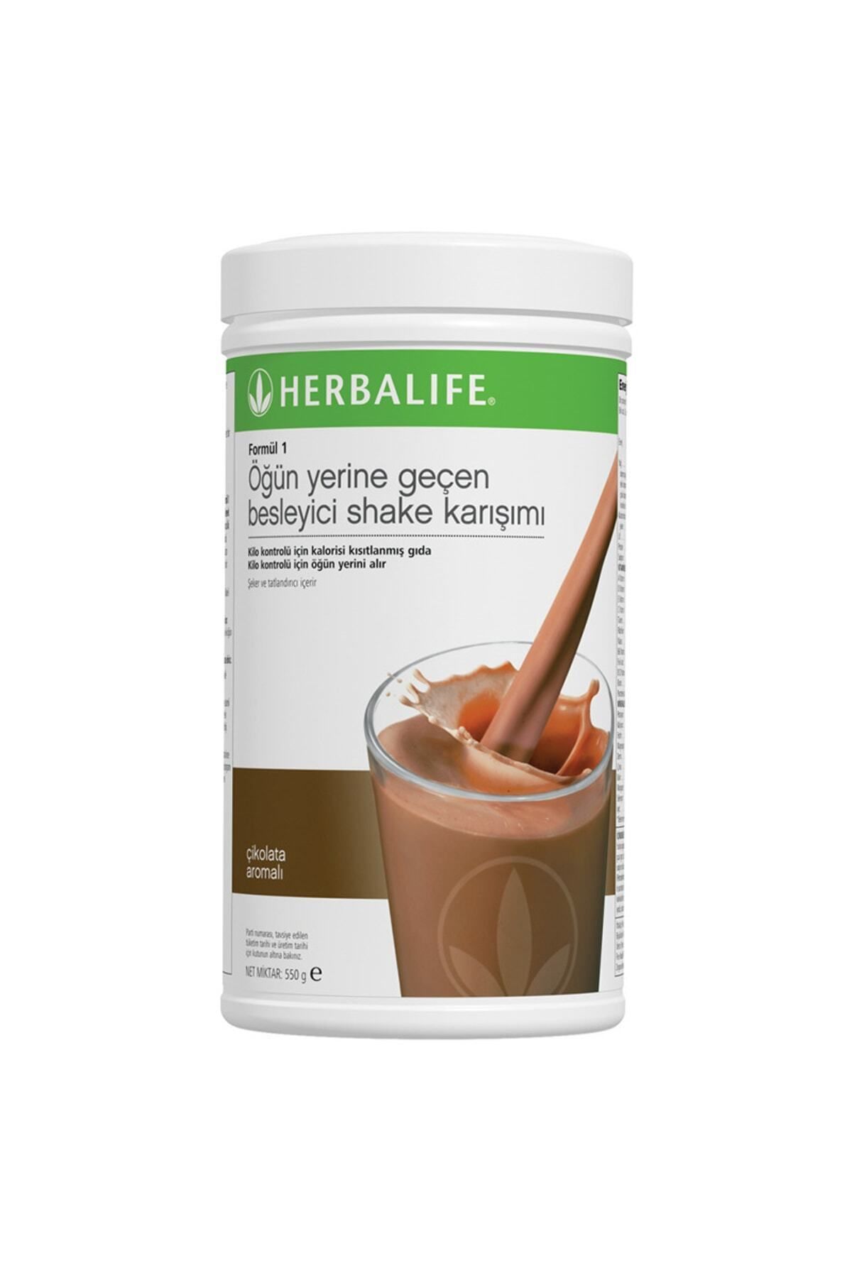 Herbalife Formül 1 Öğün Yerine Geçen Besleyici Shake Karışımı Çikolata 550 Gr
