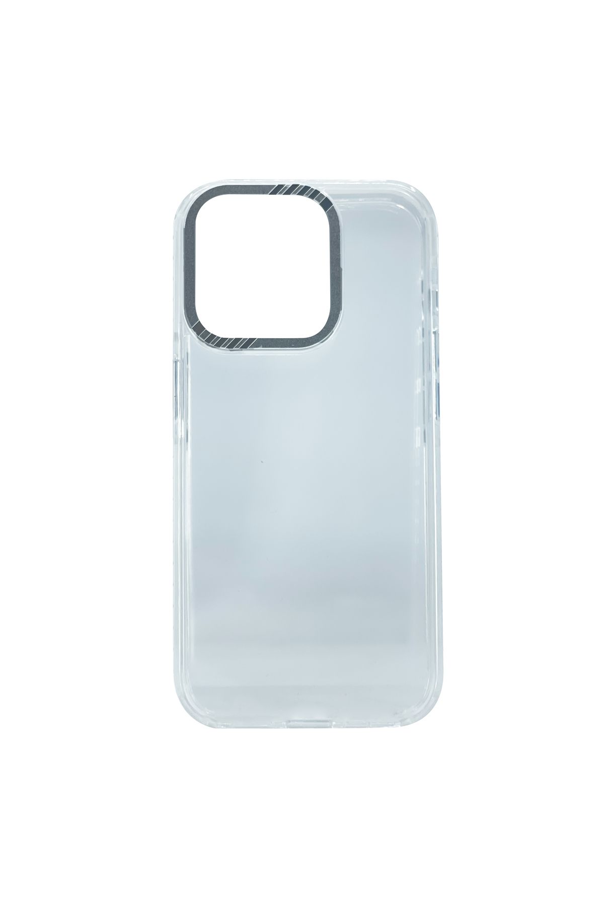 Nettech Apple iPhone 15 Pro Max Uyumlu NT-N005 Renkli Arka Koruma Kılıf - Beyaz