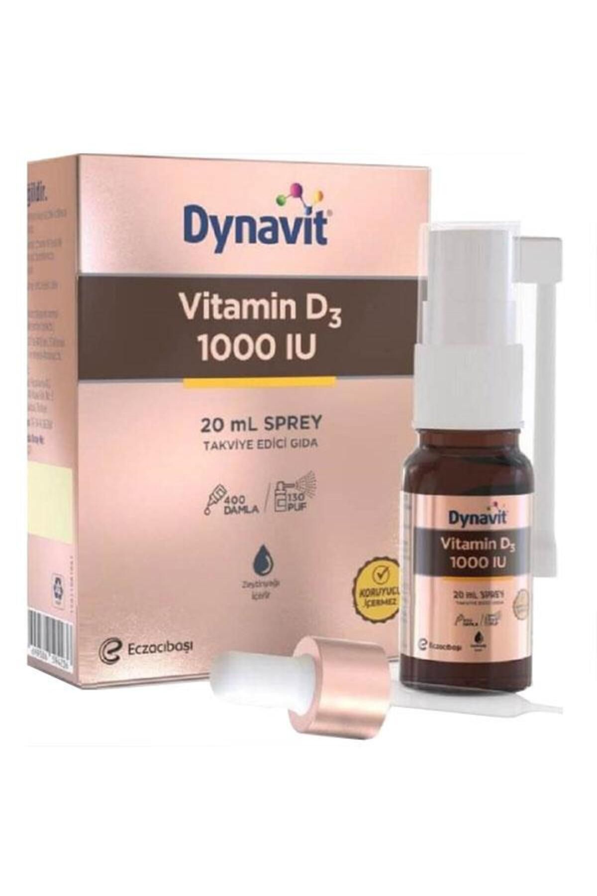 Dynavit Vitamin D3 1000 IU Sprey 20 ML