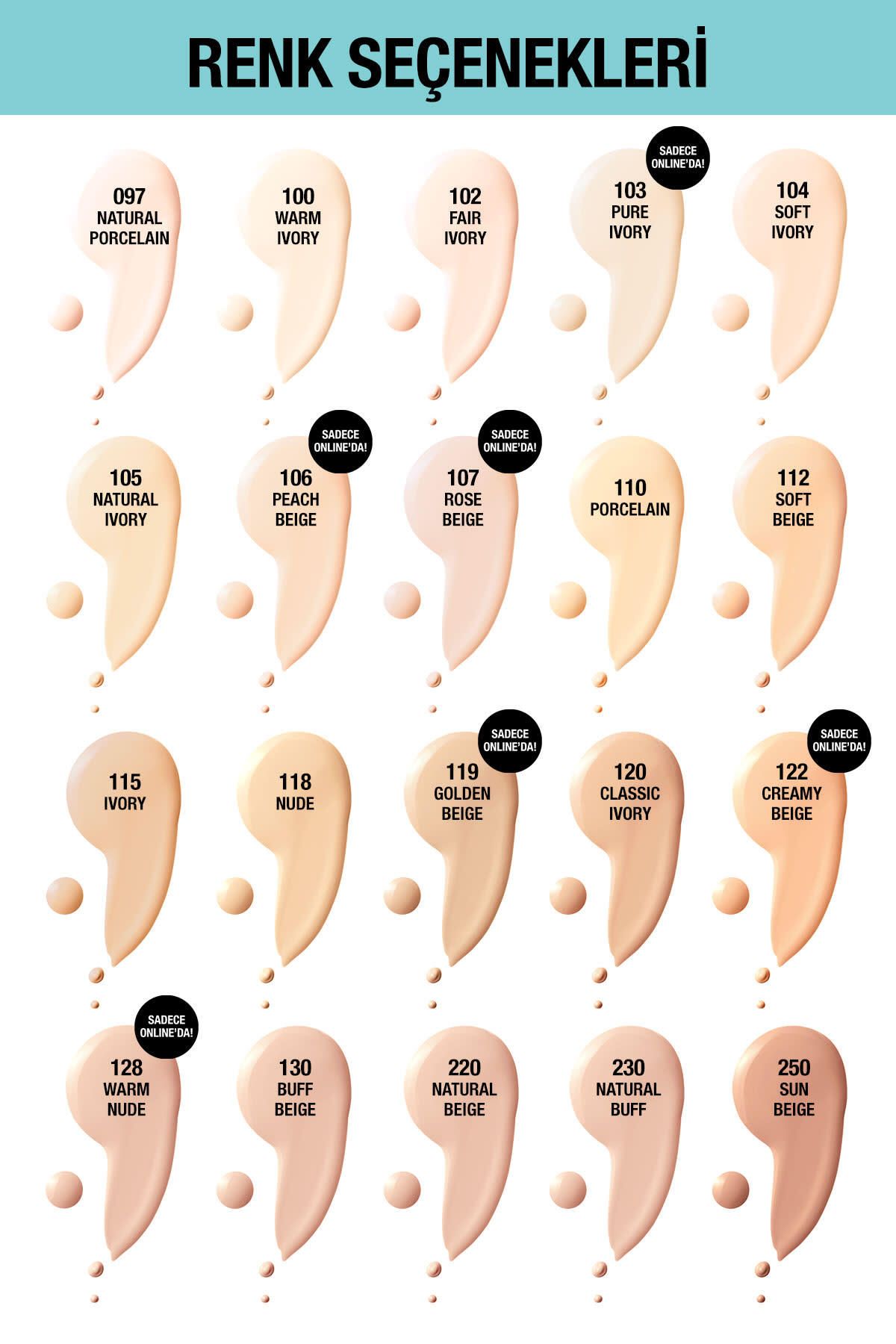 Fit Me Matte+poreless Fondöten - 105 Natural Ivory_2