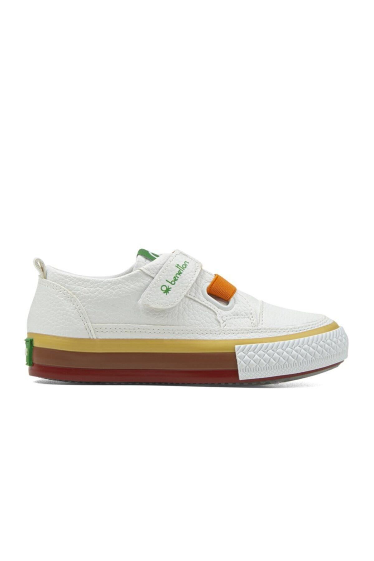 Benetton ® | BN-30445 - 3394 Beyaz - Çocuk Spor Ayakkabı