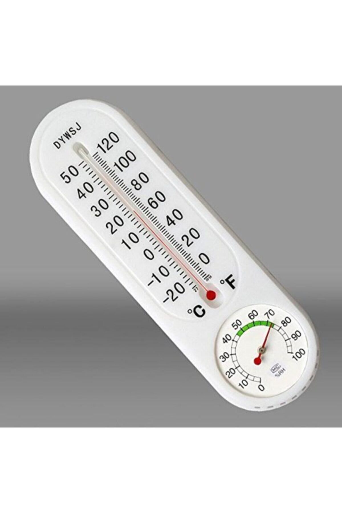Genel Markalar Nem Ve Isı Ölçer Mekanik Termometre