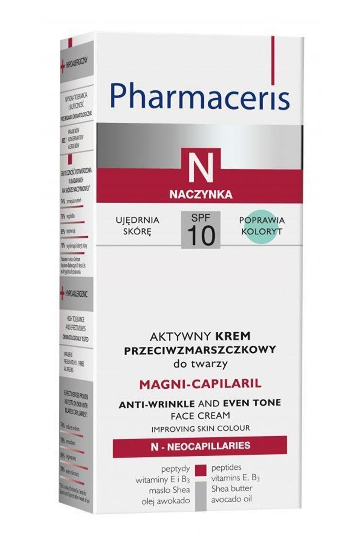Pharmaceris N Magni-capilaril Face Cream Spf10 50 ml