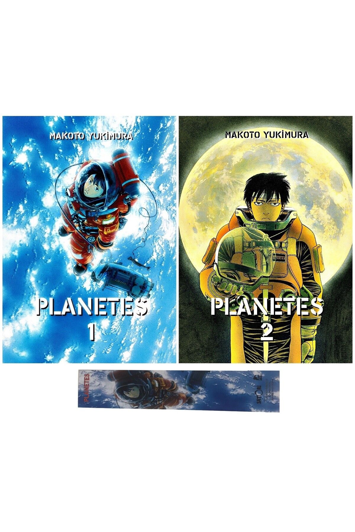 Satori Yayınevi PLANETES 1-2. Ciltler Manga Seti (2 Kitap) Ve PLANETES Manga Ayracı