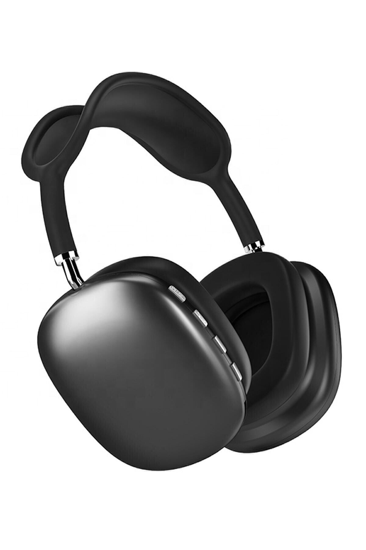 Atesshoppıng P9 Air Max Kablosuz 5.0 Mikrofonlu Bluetooth Kulaklık Siyah (P9)