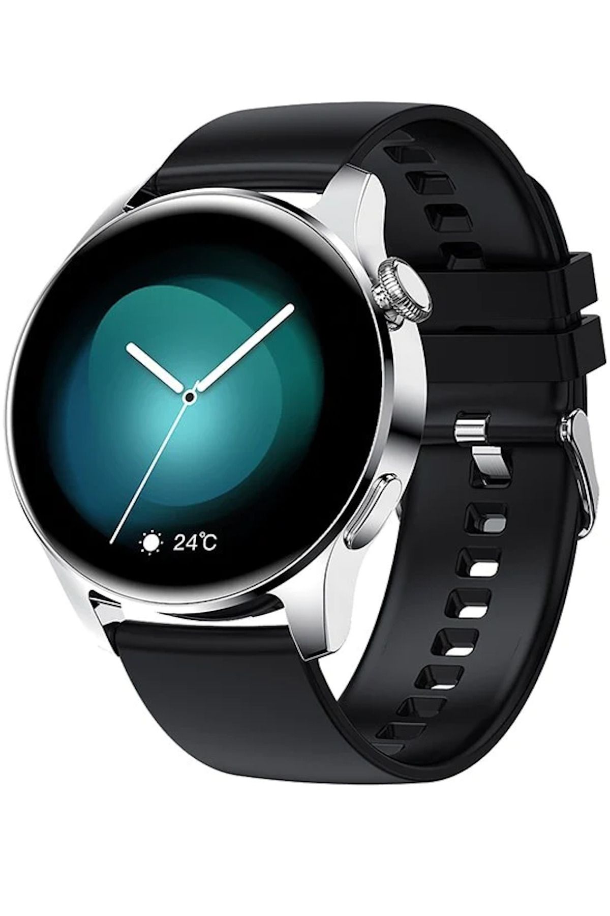 SONREİR Smart Watch 4 Spor Klasik Yuvarlak Kasa Amoled Ekran Akıllı Saat Huawei İphone Xiaomi Samsung Uyumlu