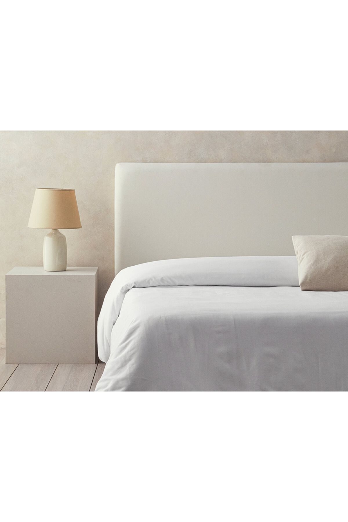 English Home Novella Premium Soft Cotton Çift Kişilik Nevresim 200x220 Cm Beyaz