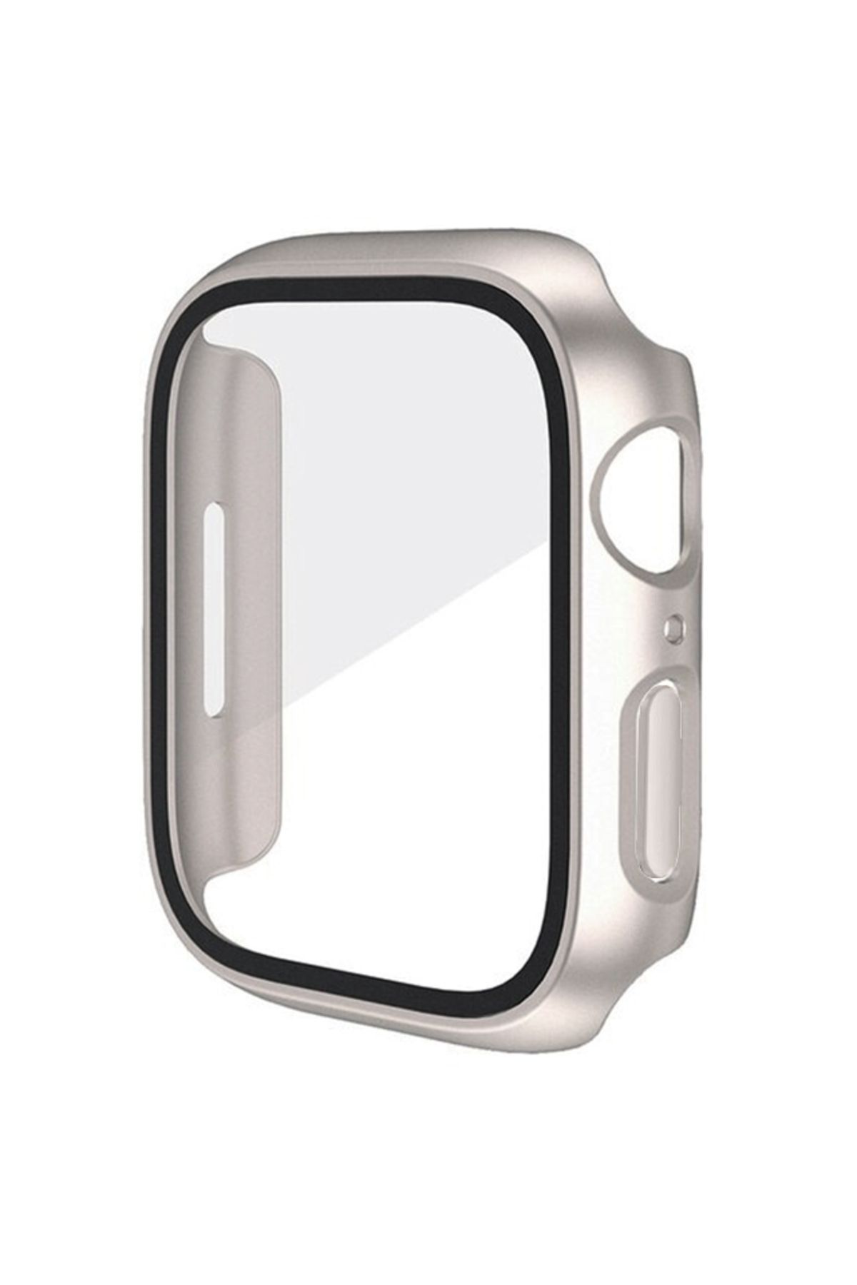 QUSE Apple Watch Seri 9-8-7 41mm Uyumlu Ekran Ve Kasa Koruyucu Yıldız Işığı