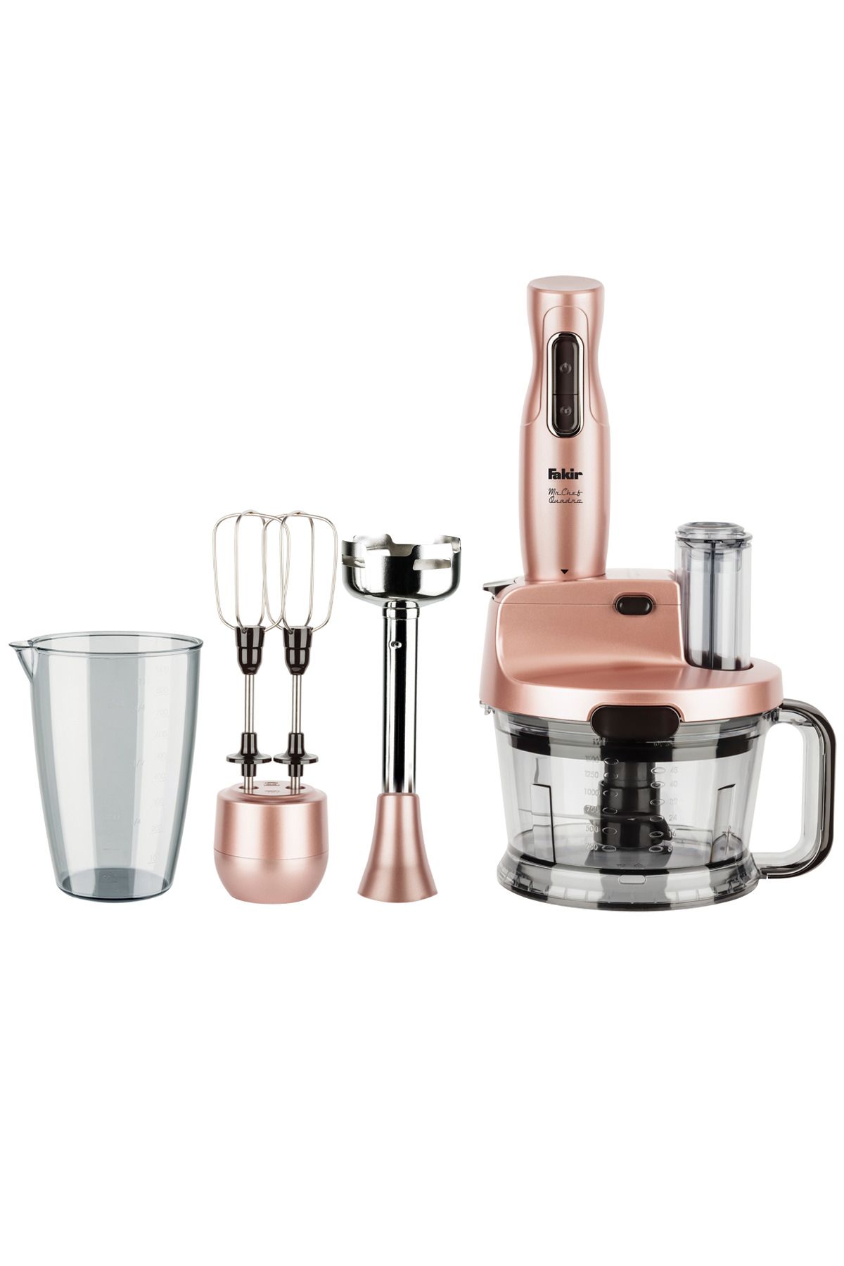 Fakir Mutfak Robotu Seti Çok Amaçlı Blender Set Rose Gold