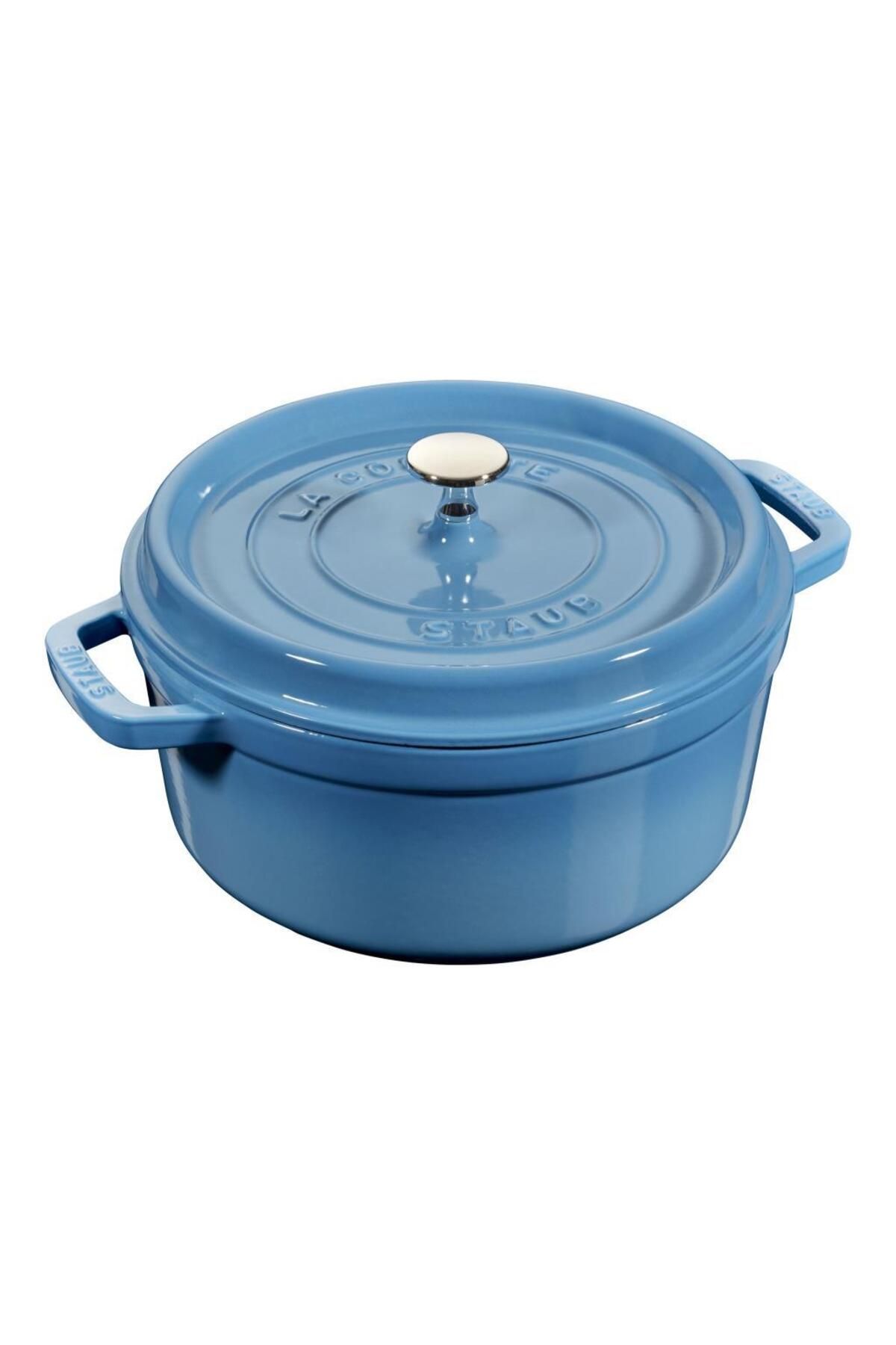 STAUB La Cocotte Döküm Tencere Buz Mavisi 24 cm 3.7 Litre