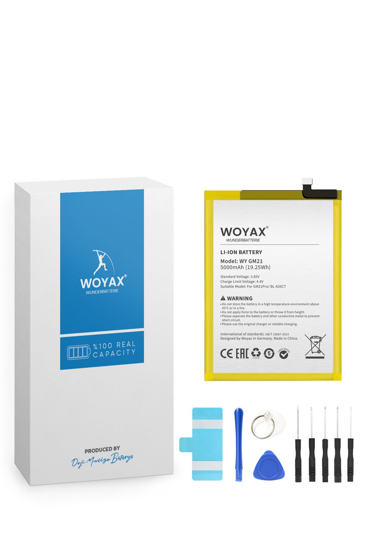 Woyax By Deji General Mobile Gm21 Pro / Omix X300 / Omix X500 Uyumlu Mucize Batarya / Bl-a20ct