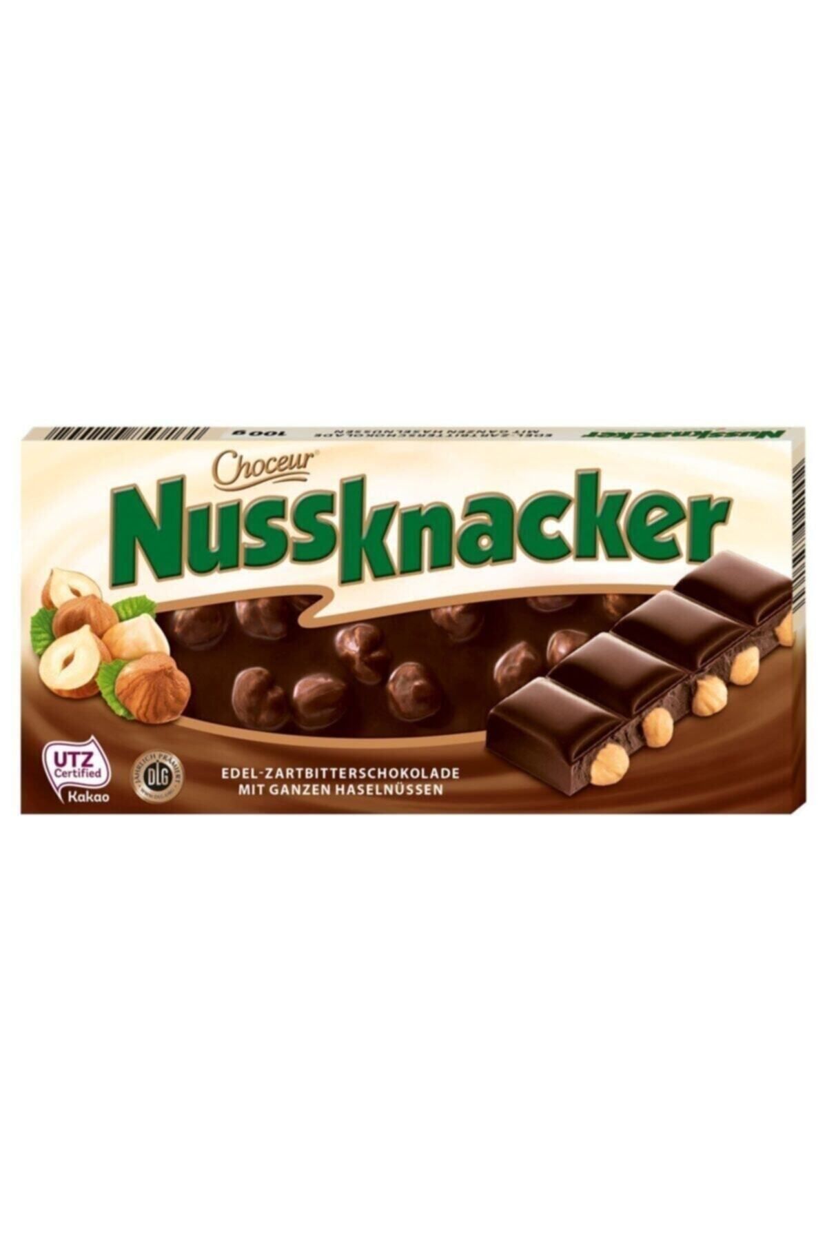 Choceur Nussknacker Bitter Fındıklı Çikolata 100 gr