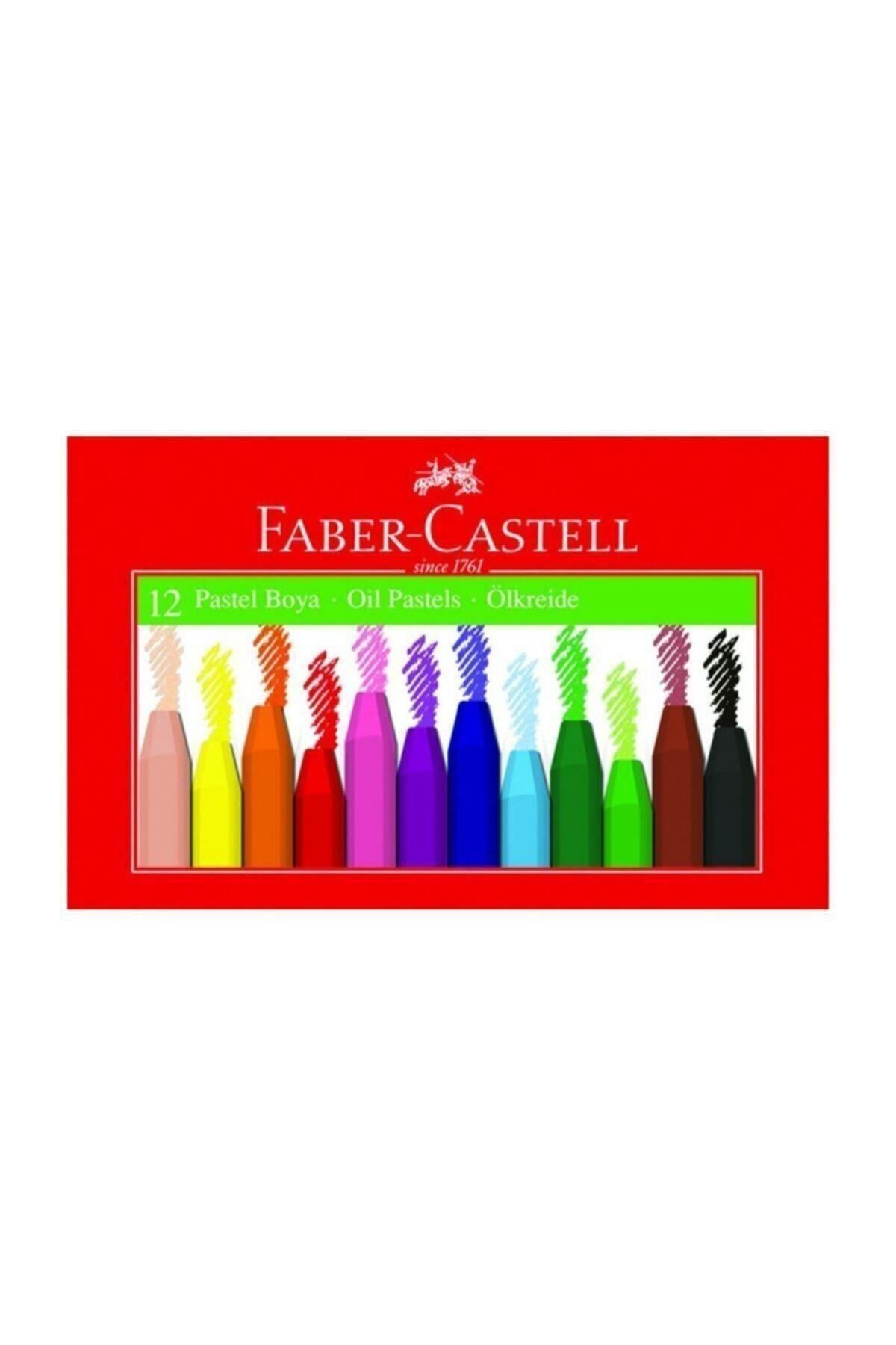 Faber Castell 12 Renk Karton Kutu Pastel Boya FC-12K 20'li