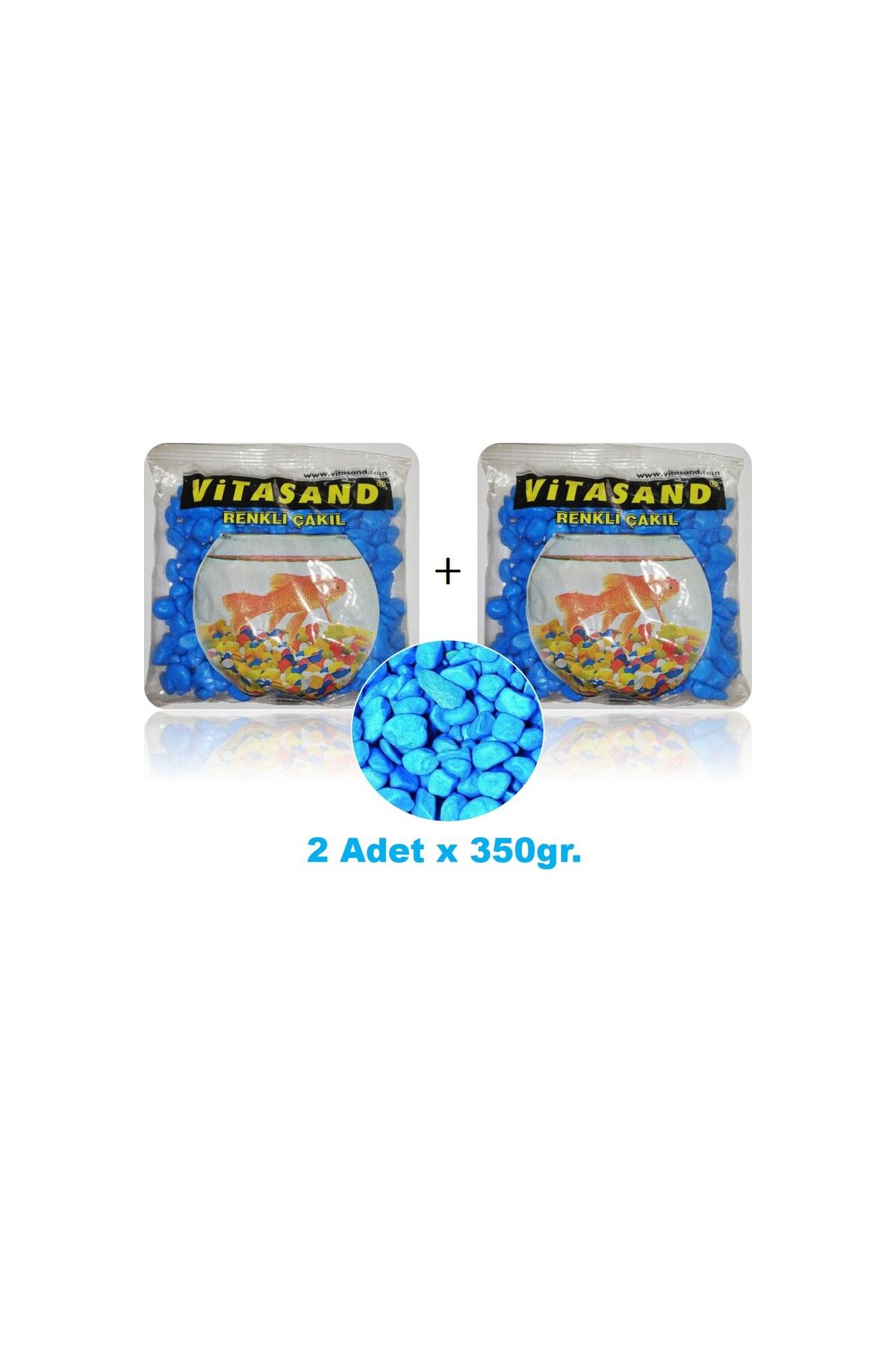 Vitasand Çakıl Taşı Mavi 350 gram X 2 Paket