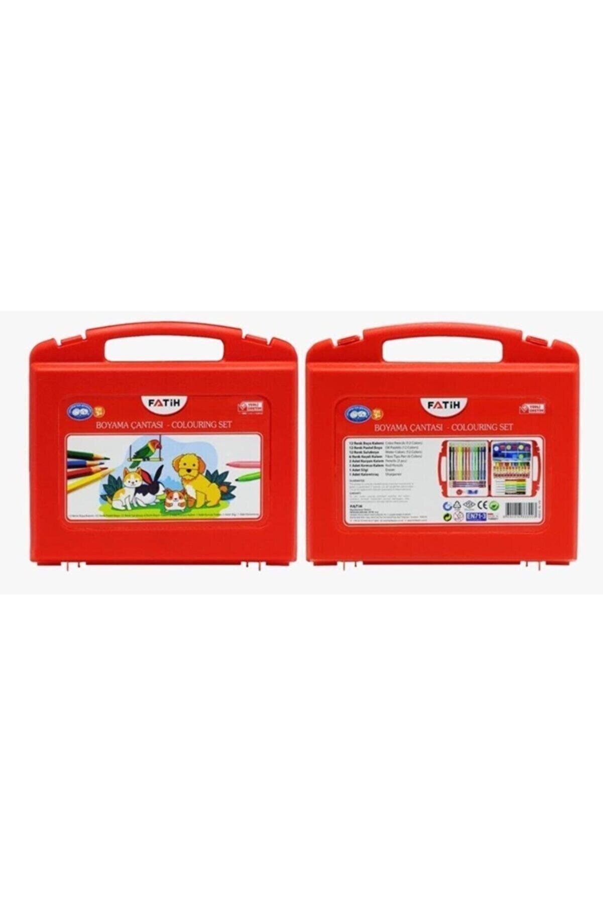 Fatih Boyama Seti Çantalı 33300 - 120 Adet Renkli Kalem