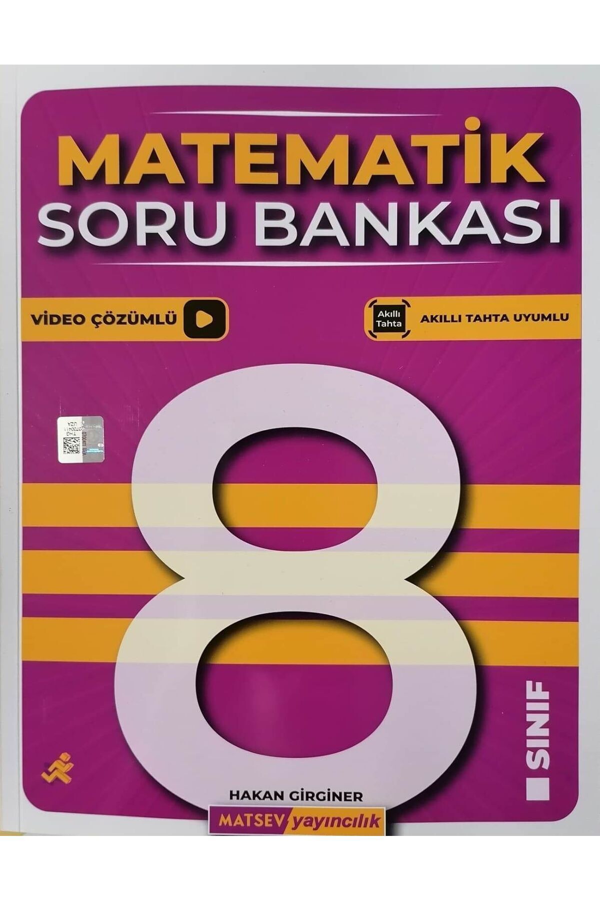 Matsev Yayıncılık Matsev 8.Sınıf LGS Matematik Soru Bankası Şeritli Güncel - mtsv