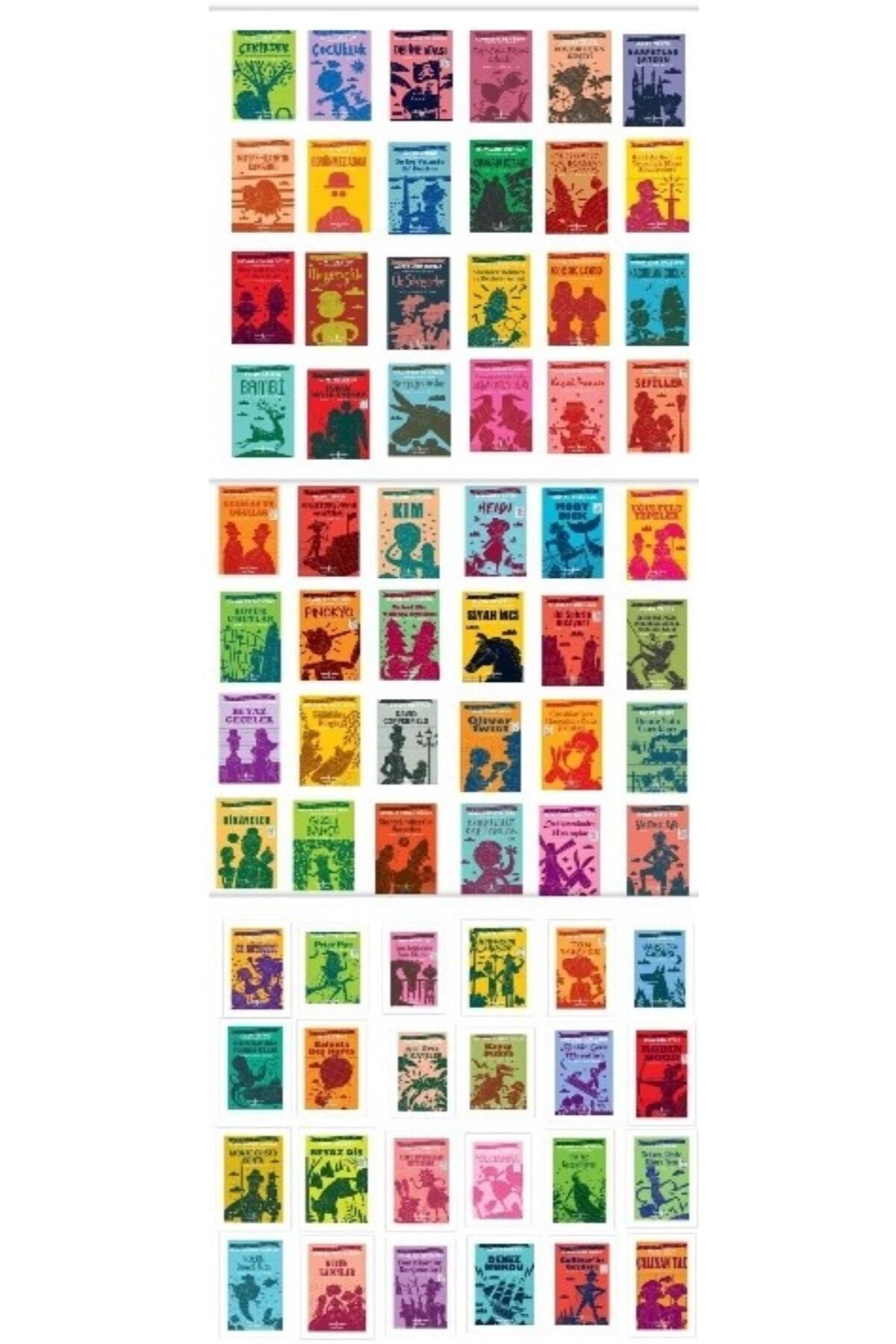 Türkiye İş Bankası Kültür Yayınları Dünya Çocuk Klasikleri 100 Temel Eser 72 Kitap Set Kısaltılmış Metin