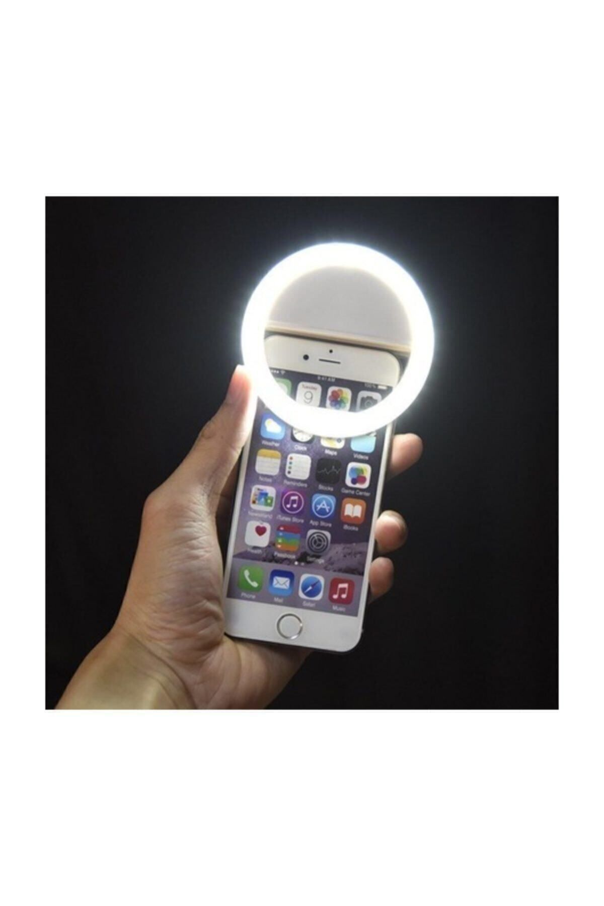 Woxo Selfie Işığı 3 Kademeli Led Aydınlatma Telefon Aparatı Uyumlu