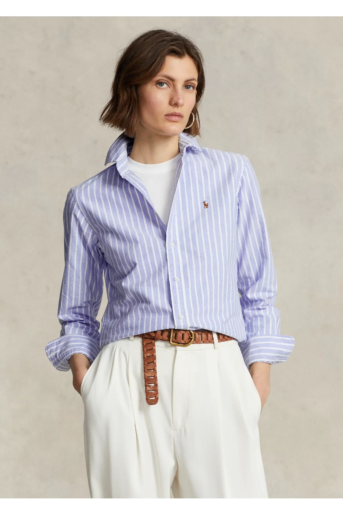 Ralph Lauren Classic Fit Striped Oxford Shirt