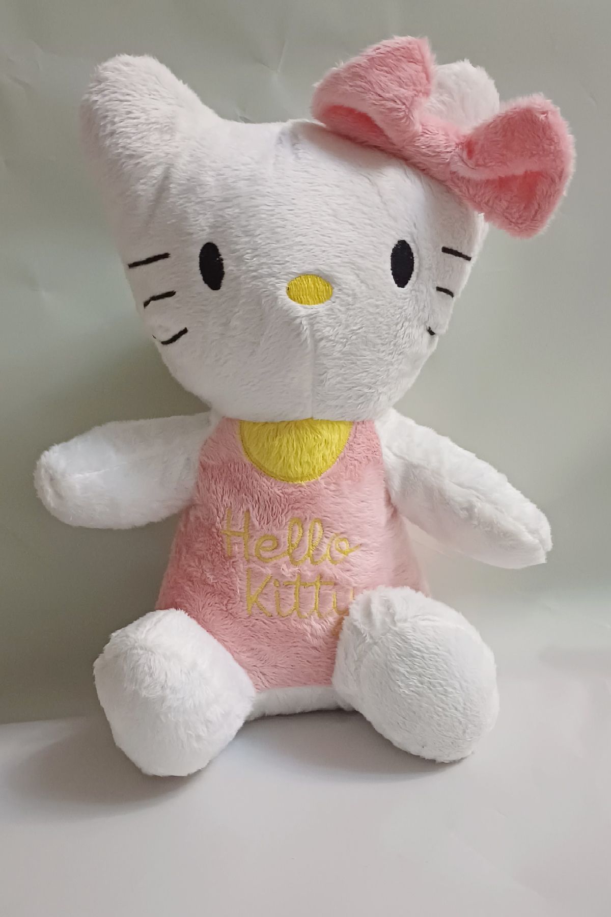 MİLJA Ithal Kumaş Hello Kitty Figür Peluş Oyuncak Büyük Boy Uyku & Oyun Arkadaşı 45 Cm