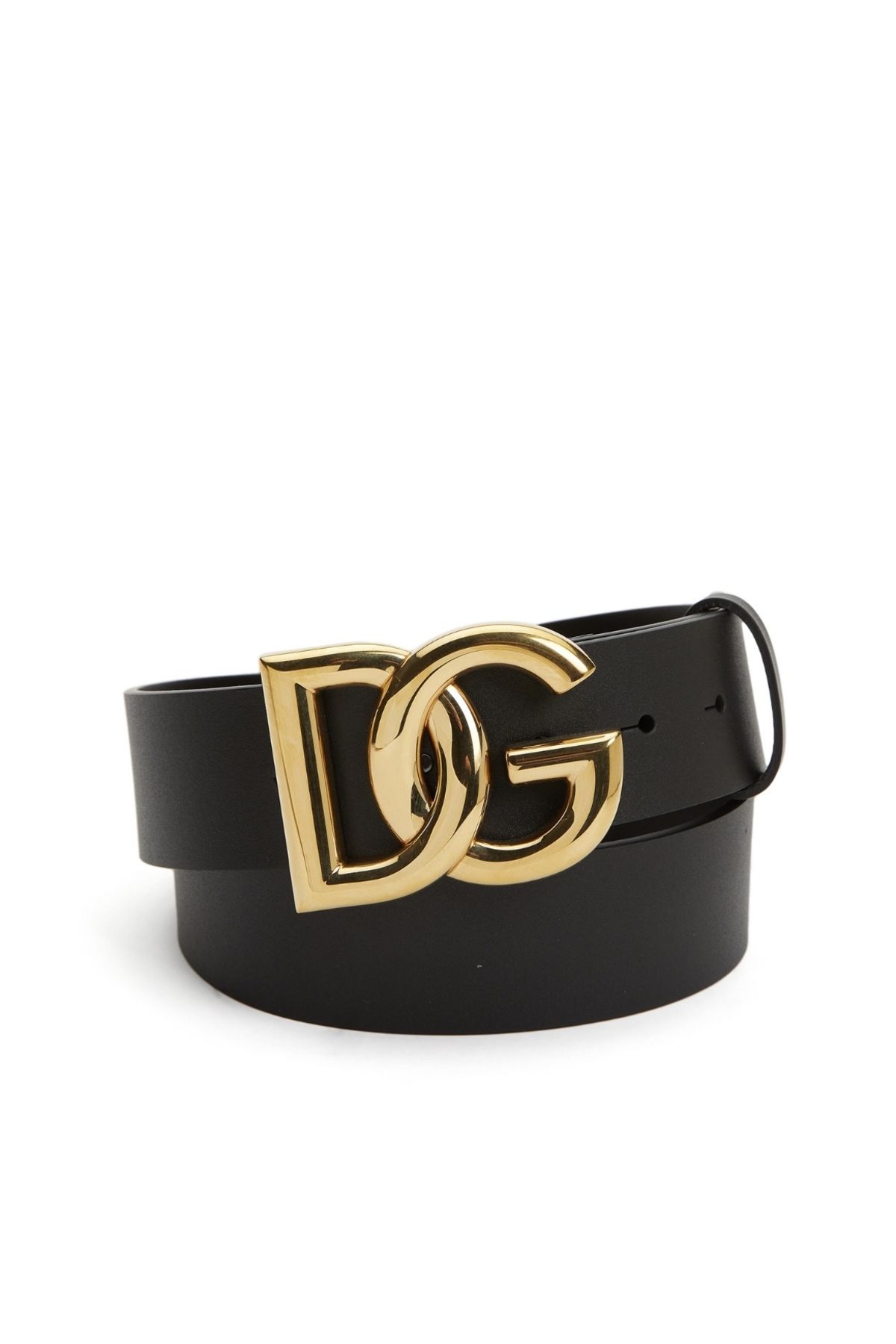 Dolce&Gabbana DG logo calf leather belt