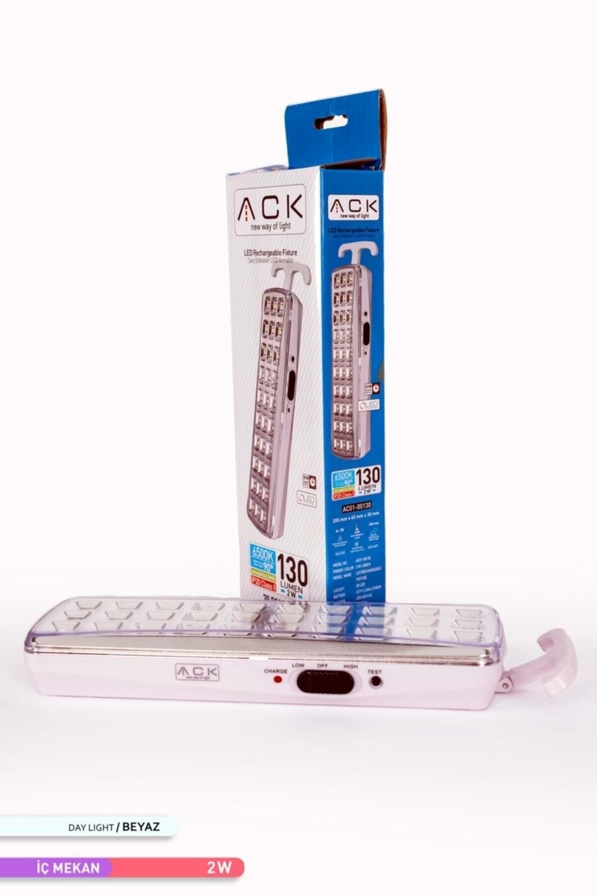 Ack 30 Ledli Işıldak Acil Durum Aydınlatması Ac01-00130