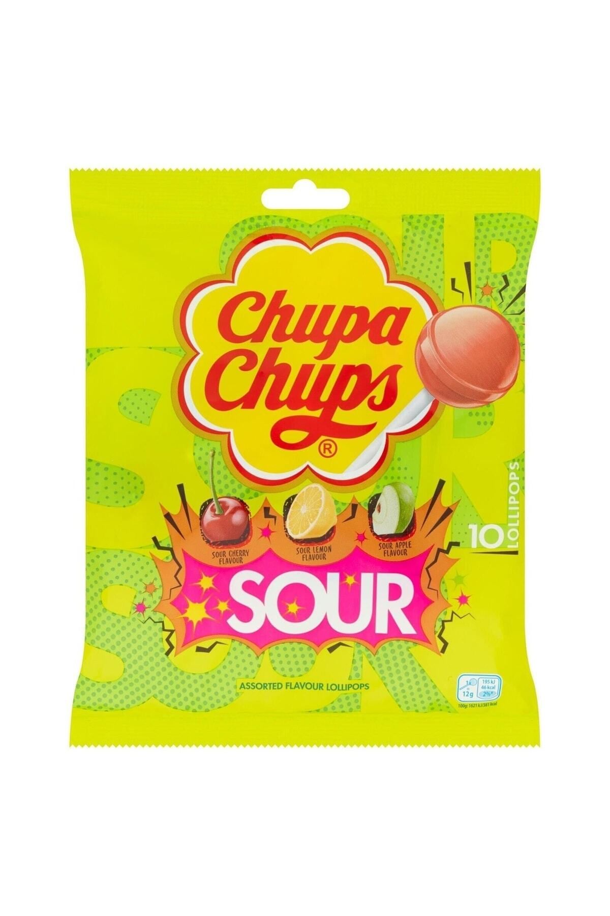 Chupa Chups Sour Lolipop 120 Gr.