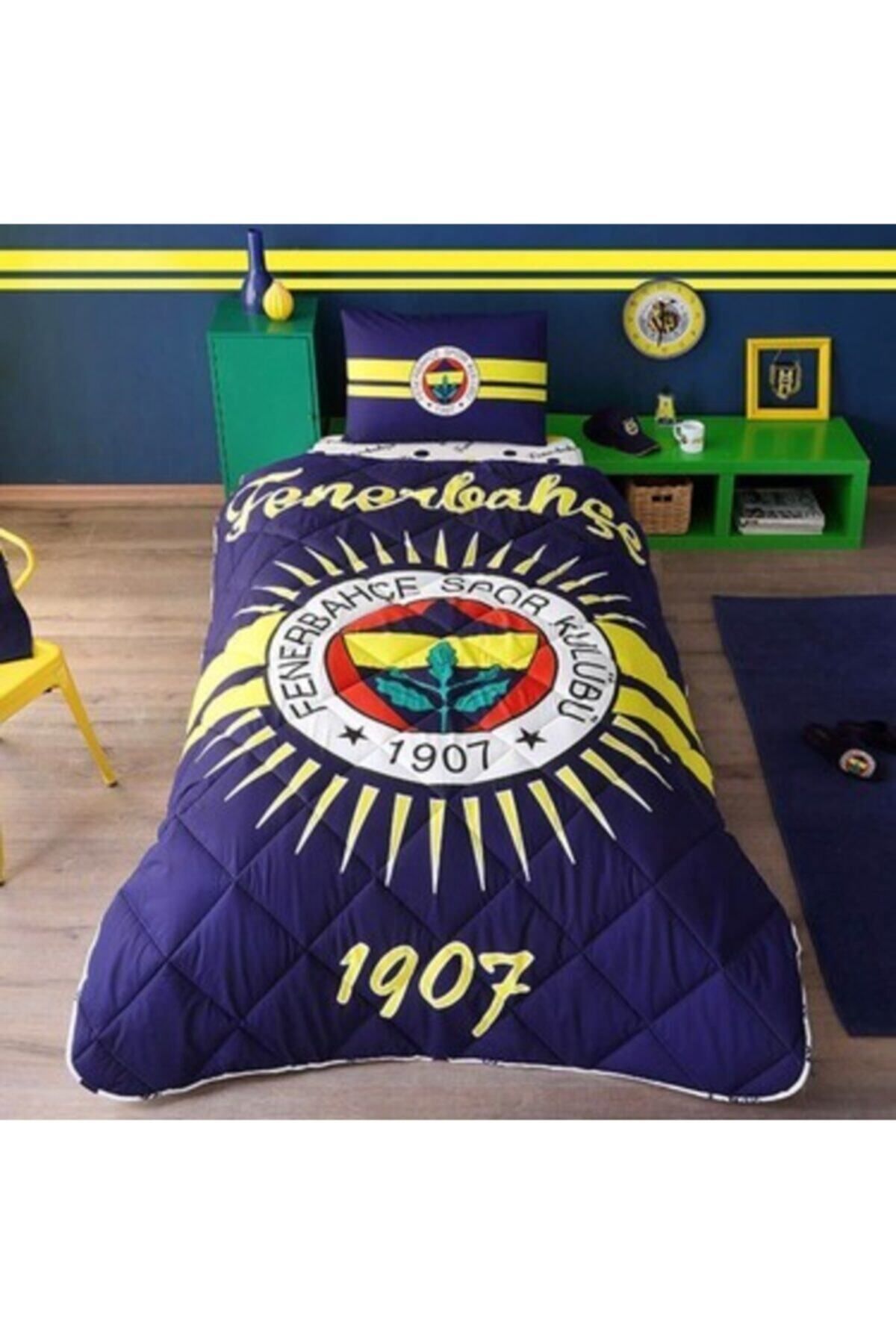 Taç L.isanslı Yorgan Seti Fenerbahçe