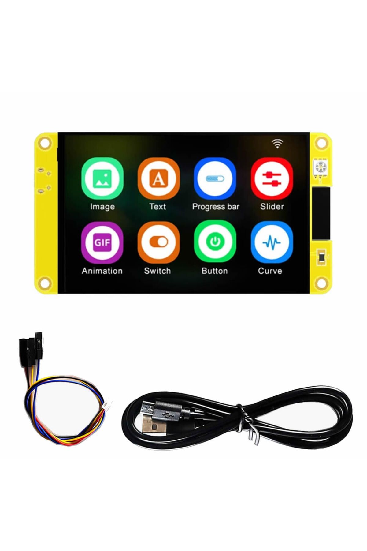 Alkatronik ESP32-48S035 3.5 inch Kapasitif Dokunmatik Tft Lcd Modül 320x480 Pixel Rgb Led Ldr Usb Uart IO Sens
