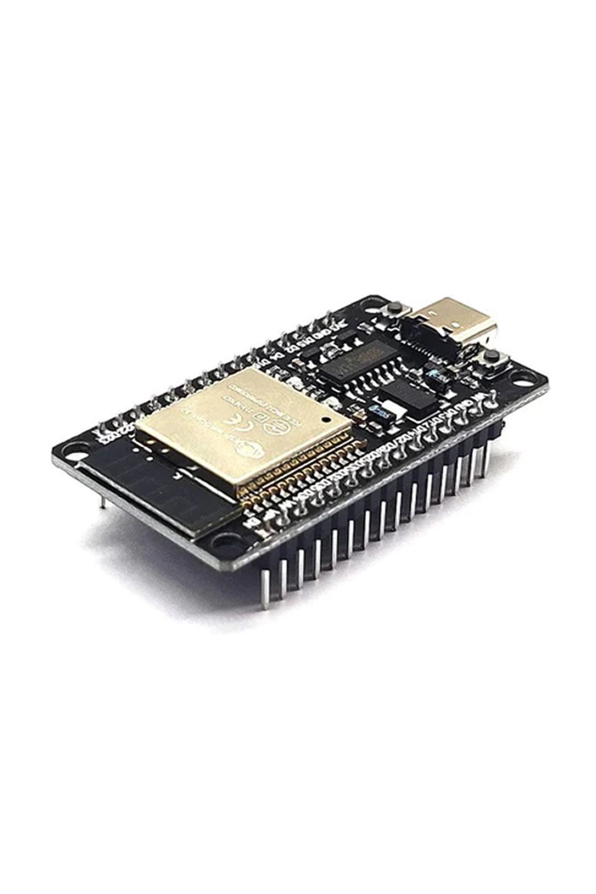 Genel Markalar ESP32 Wifi ve Bluetooth Modül Geliştirme Kartı ESP32-WROOM-32 32 Bit 240Mhz 4 MByte Flash CH341 Usb