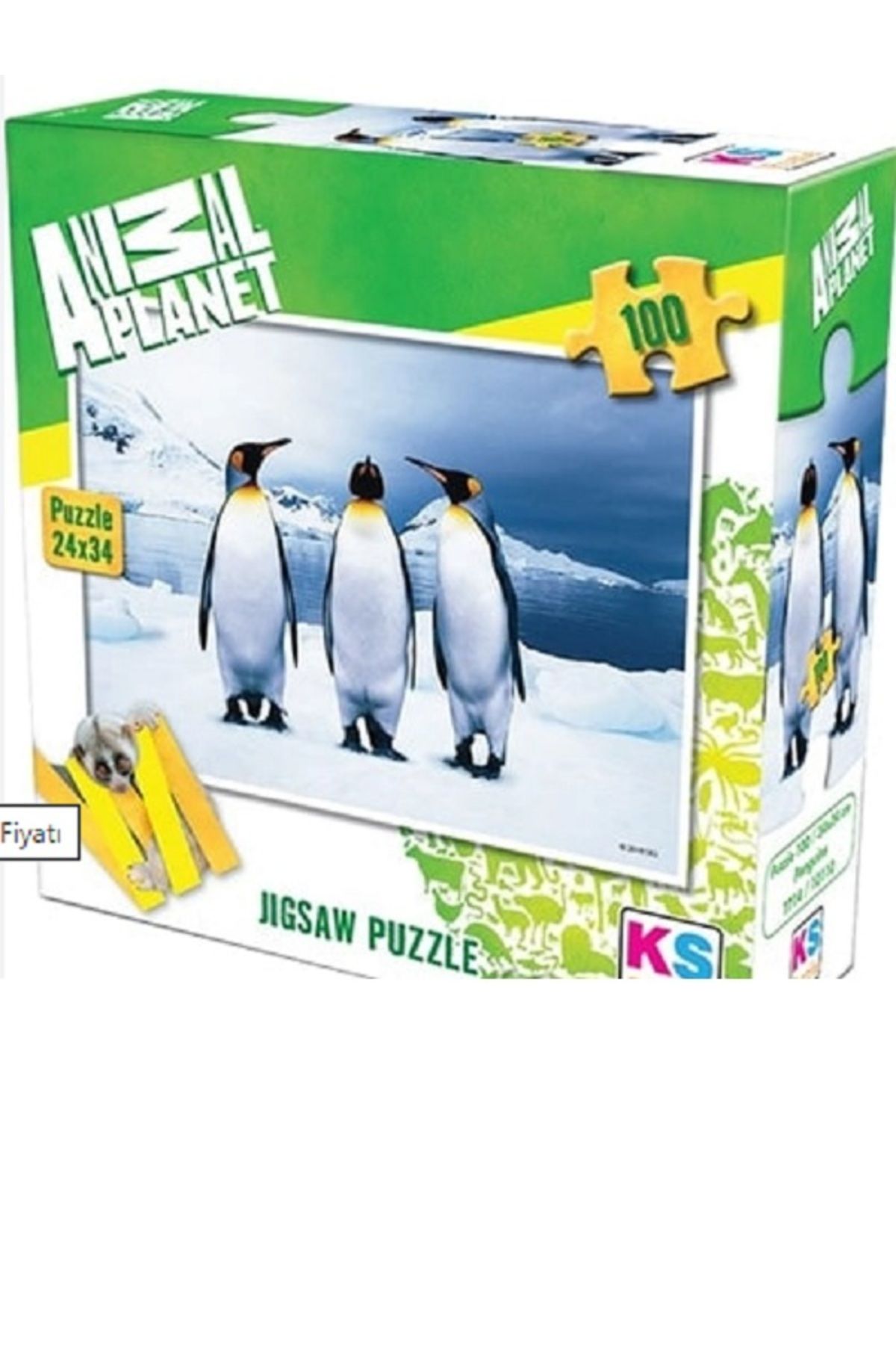 Ks Games Penguins Baby Chimp Penguen Yapboz 100 Parça