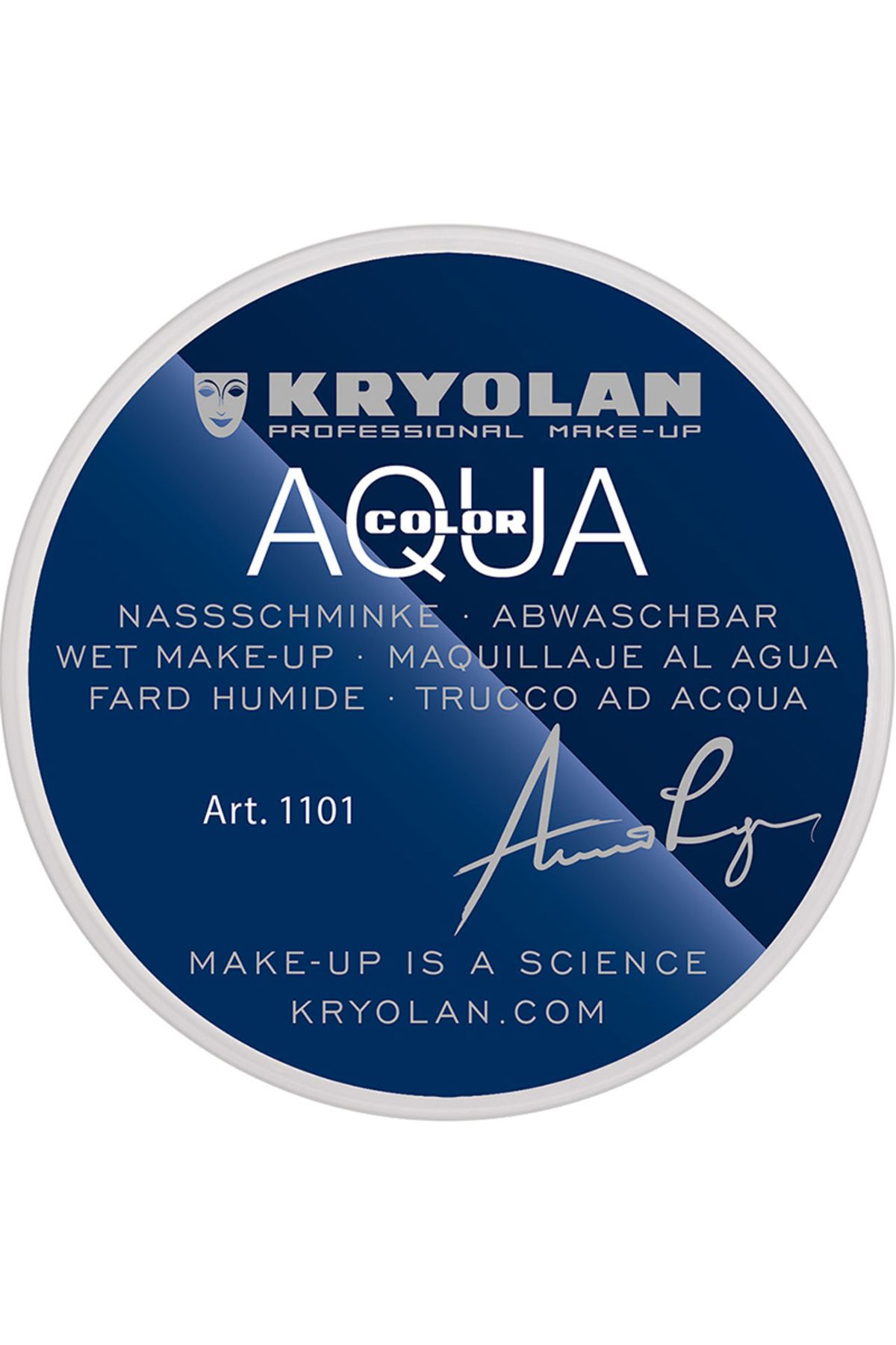 Kryolan Aquacolor® Su Bazlı Eyeliner Küçük Boy 8 ml 01101 070