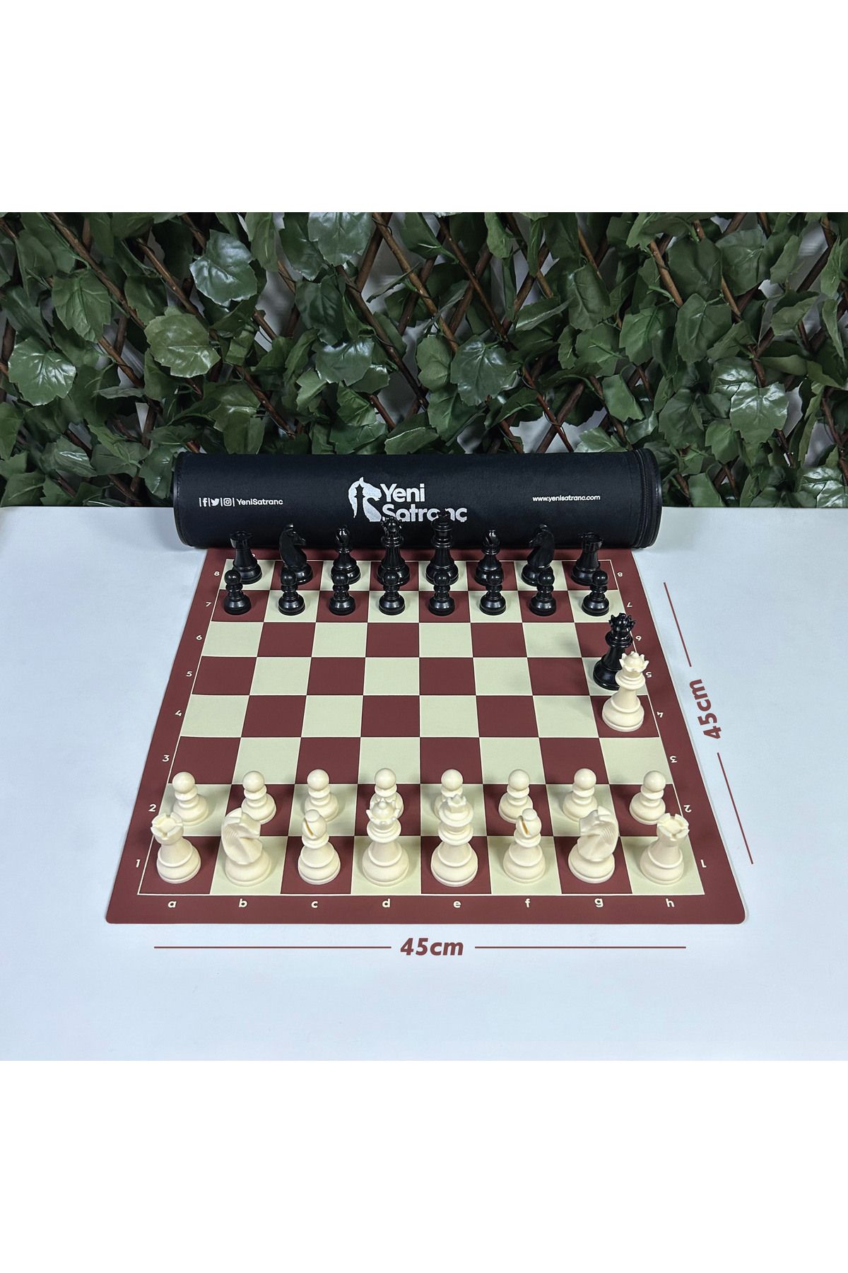 Yeni Satranç Profesyonel Satranç Takımı - Orta Boy (Şah Boyu: 85mm)
