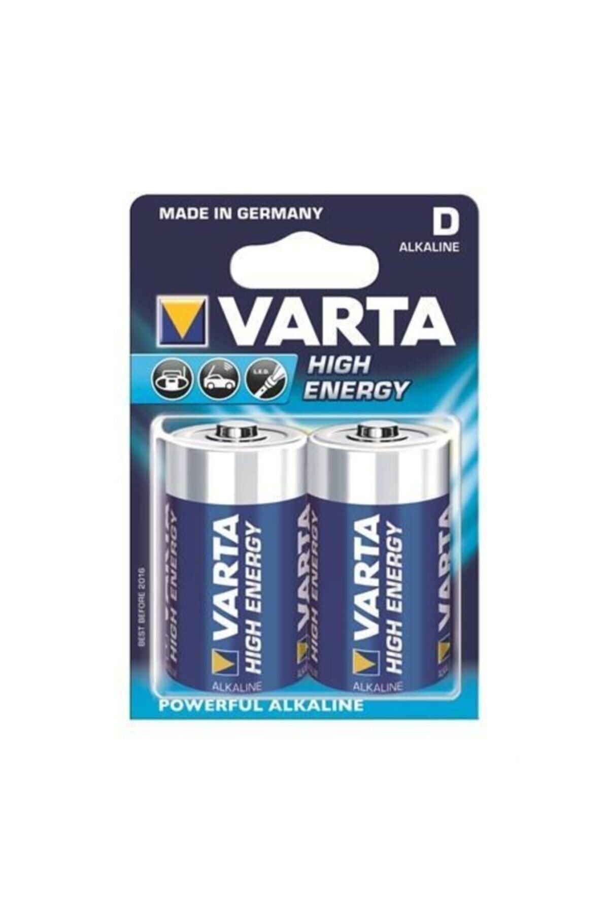 Varta 4920 High Energy D Size 2li Büyük Boy Pil