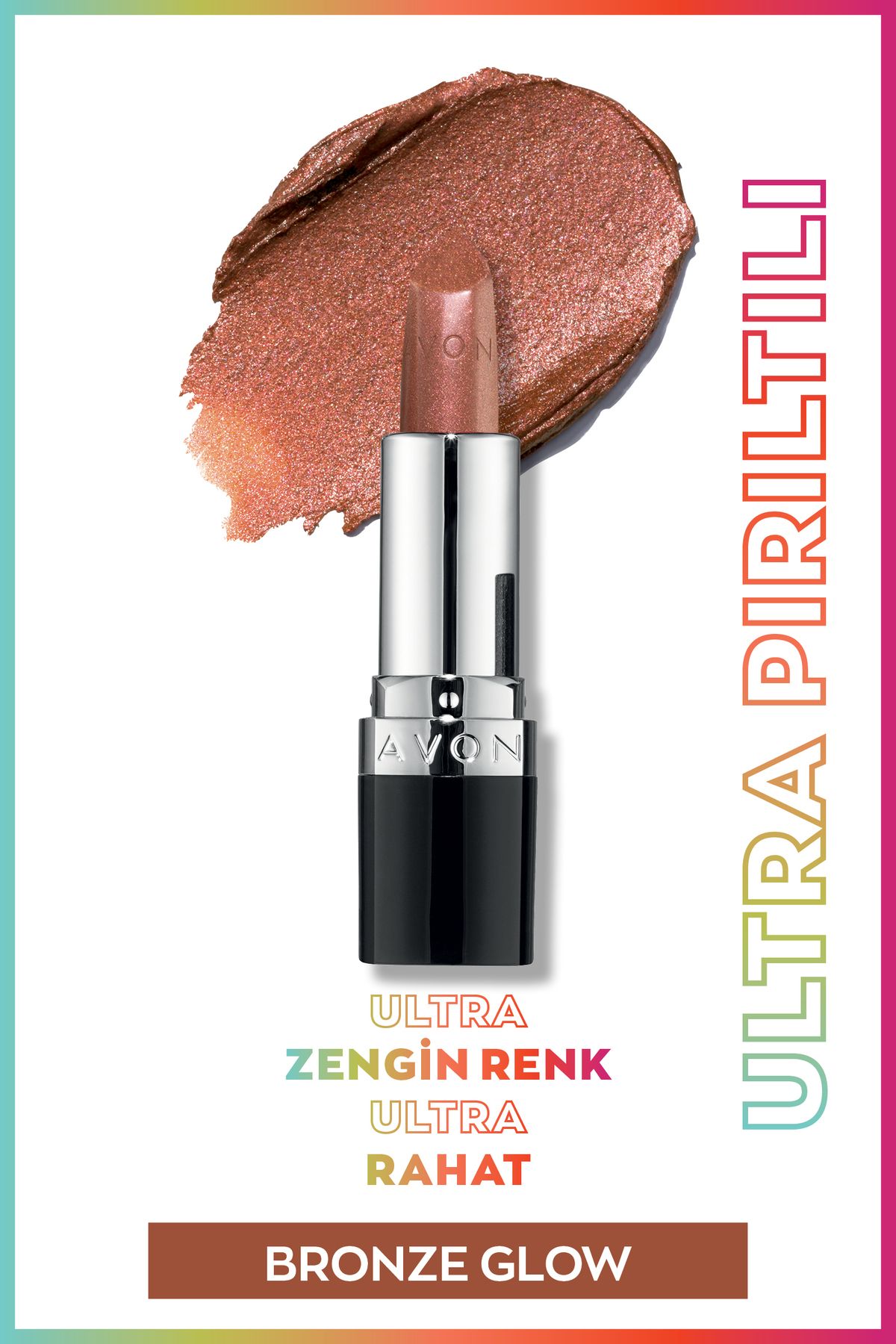Avon Ultra Shimmer Lipstick - Bronze Glow