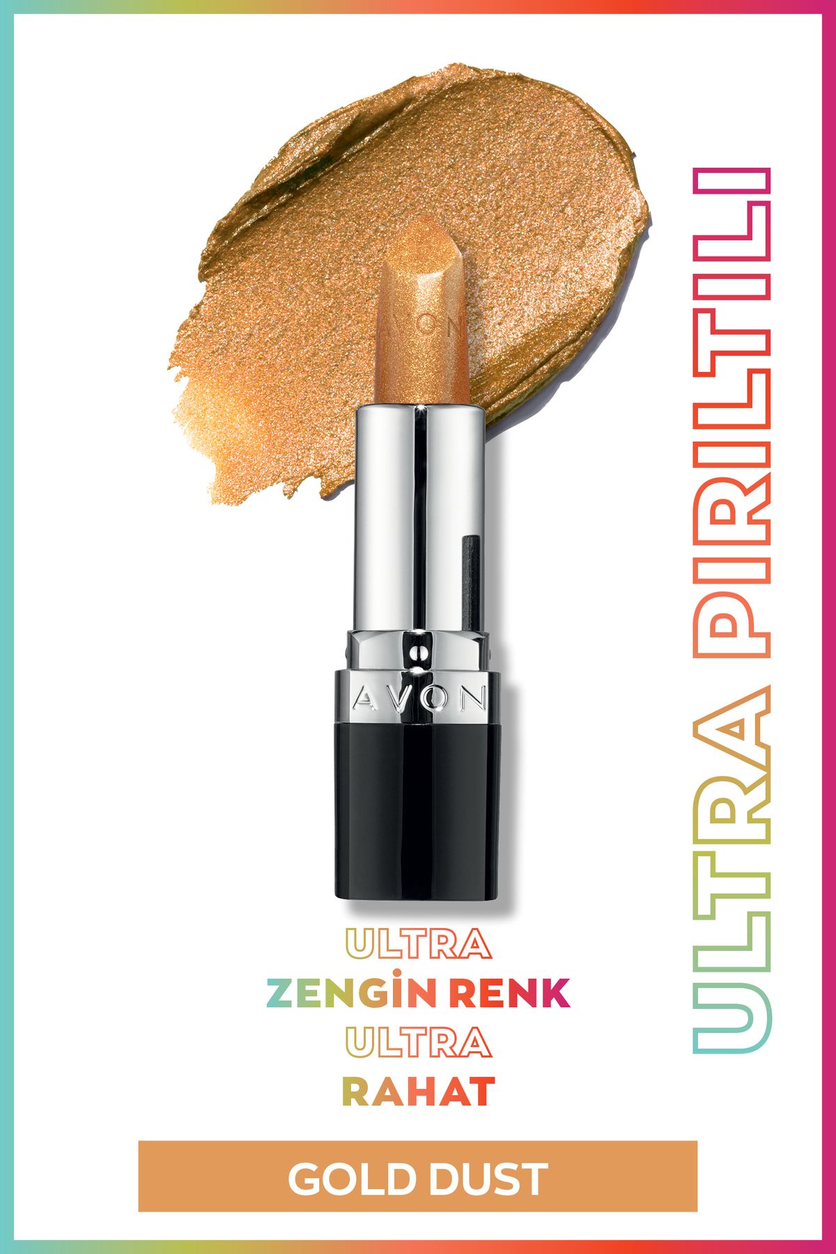 Avon Ultra Shimmer Lipstick - Gold Dust