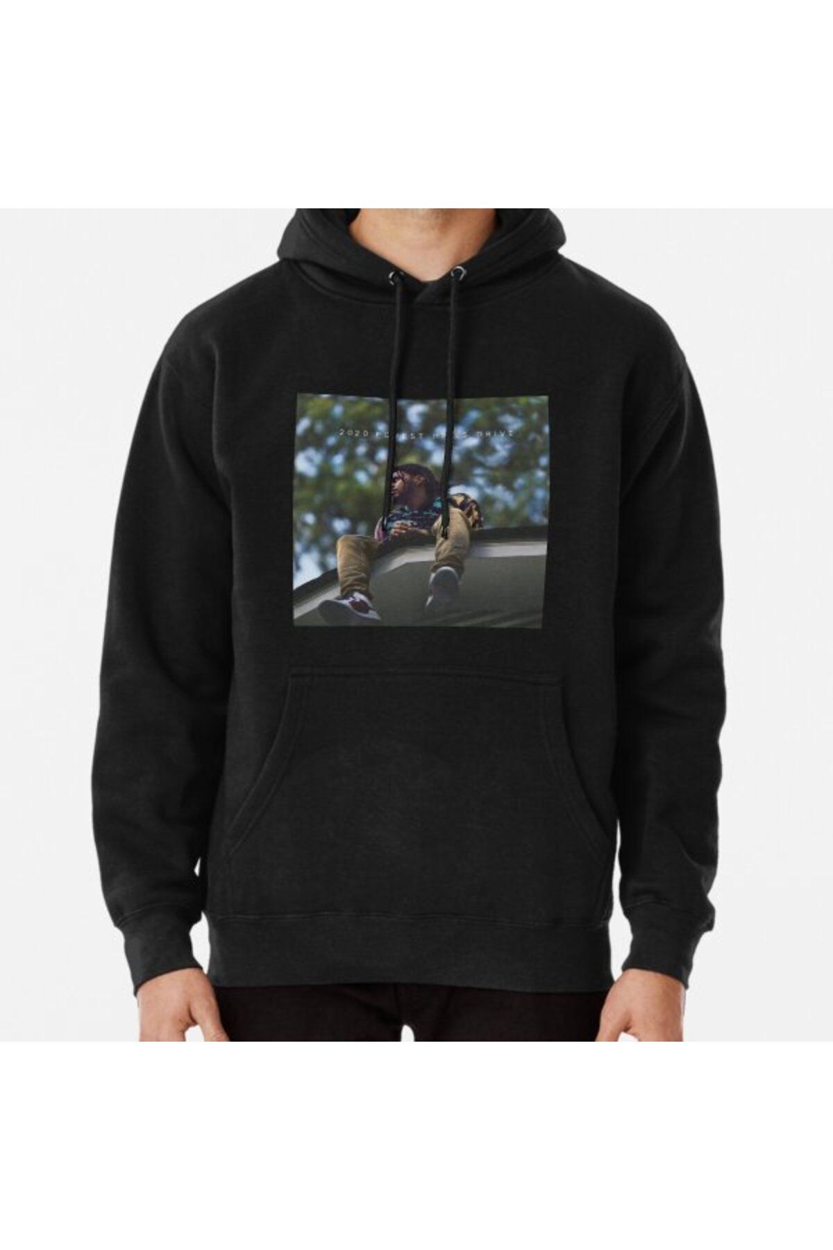 ZOKAWEAR J.Cole 2020 Forest Hills Drive The Fall Off Baskılı Sweatshirt Hoodie