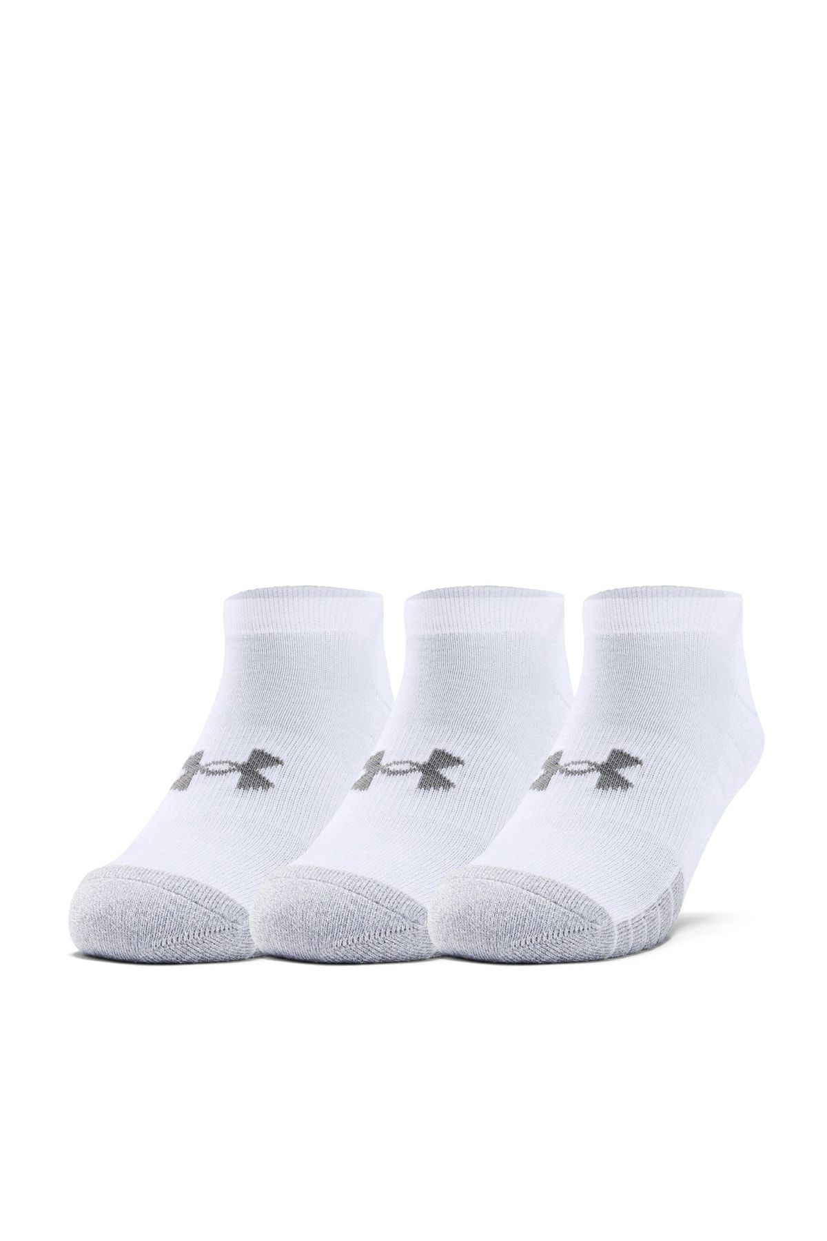 Under Armour Yetişkin HeatGear® No Show Çorap 3'lü Paket 1346755-100