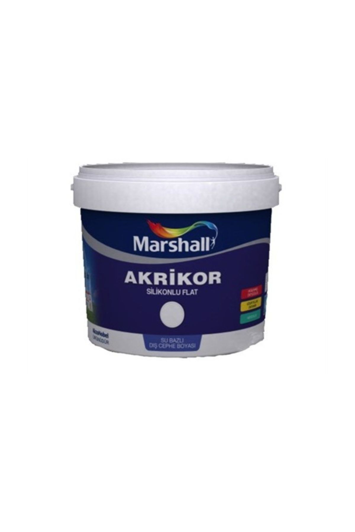 Marshall Akrikor Silikonlu Flat Dış Cephe Boyası 15 Lt Bej