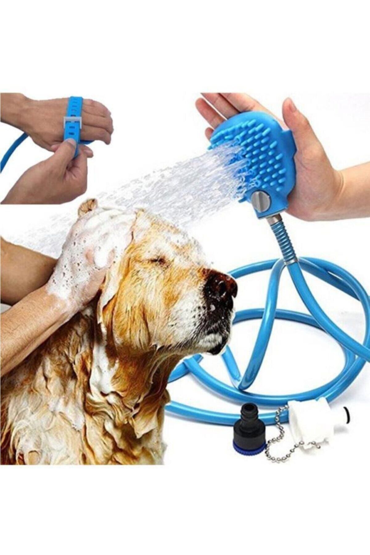 Realx Pet Bathing Tool Masajlı Evcil Hayvan Yıkama Banyo Seti Kiti
