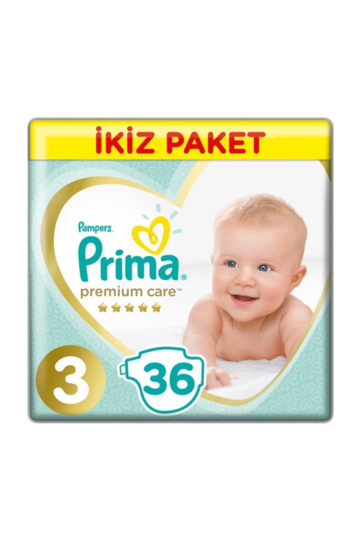 Prima Bebek Bezi Premium Care 3 Beden Midi 36 Adet