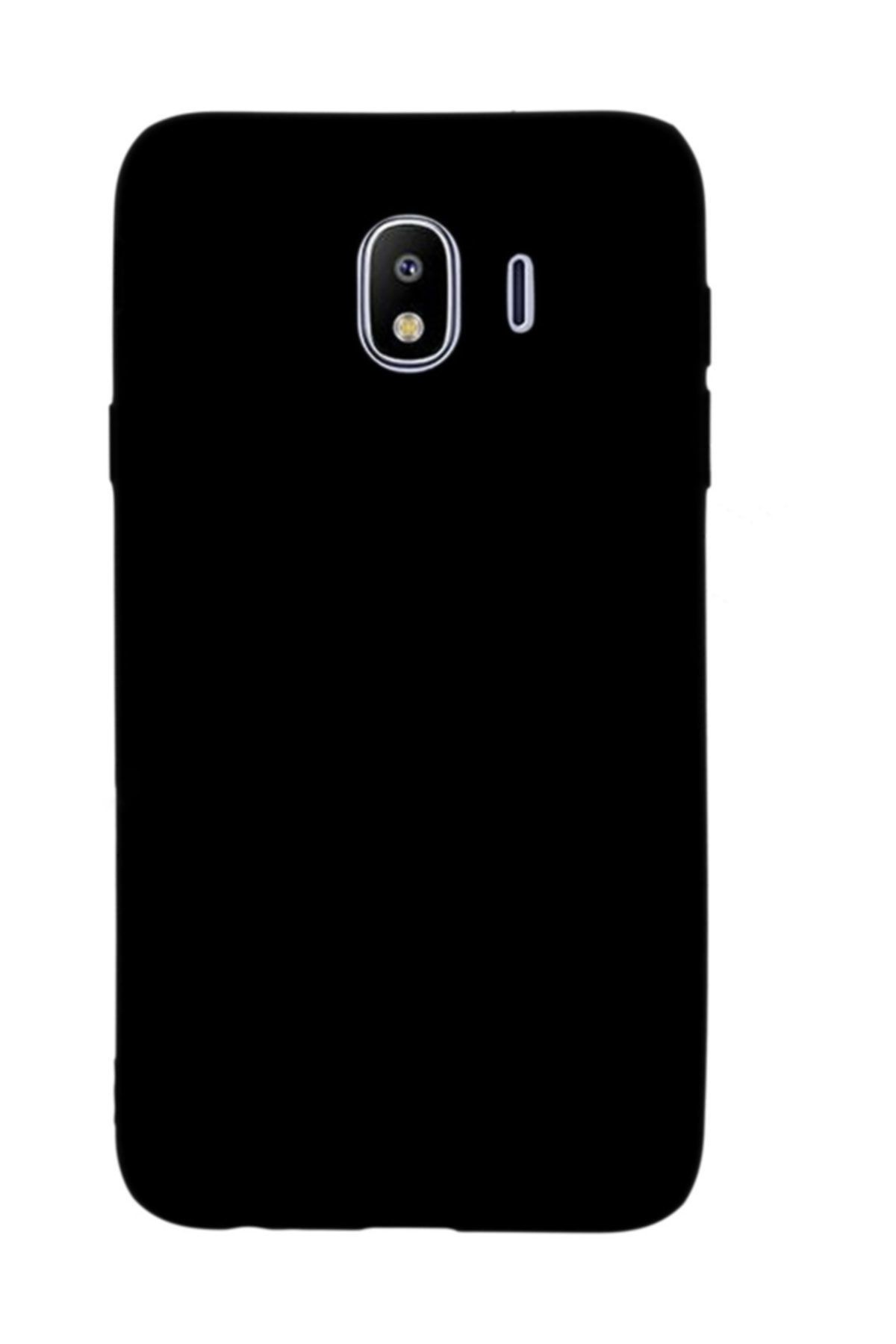 CaseStreet Samsung Galaxy J4 Kılıf Premier Silikon+nano Glass Koruyucu Siyah