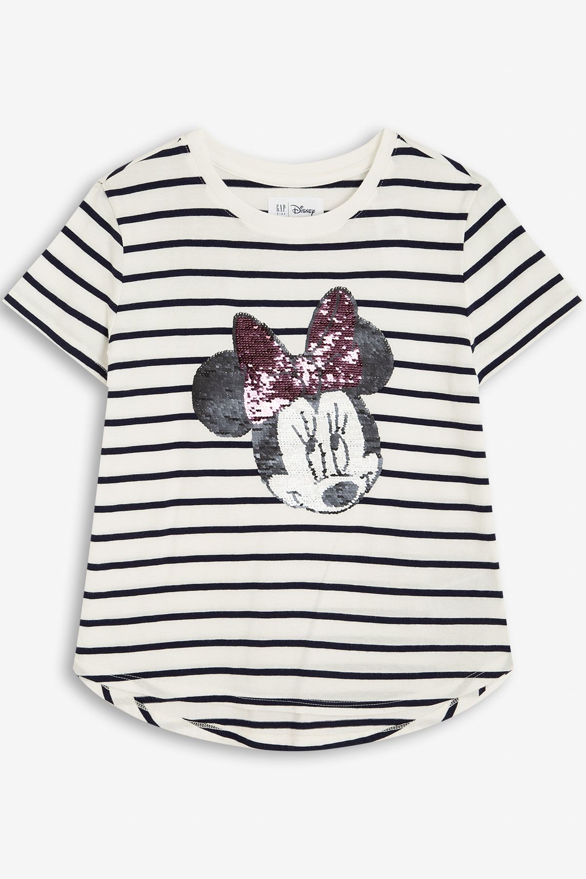 GAP Kız Çocuk Disney Mickey&Mini Mouse Pullu T-Shirt