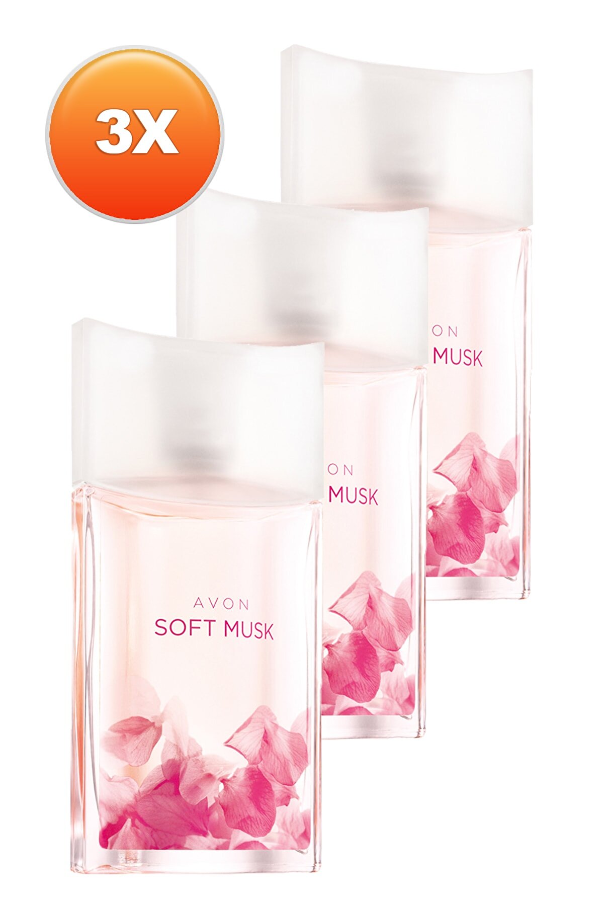 Avon Soft Musk Kadın Parfüm Edt 50 ml 3lü Set 5050000103343