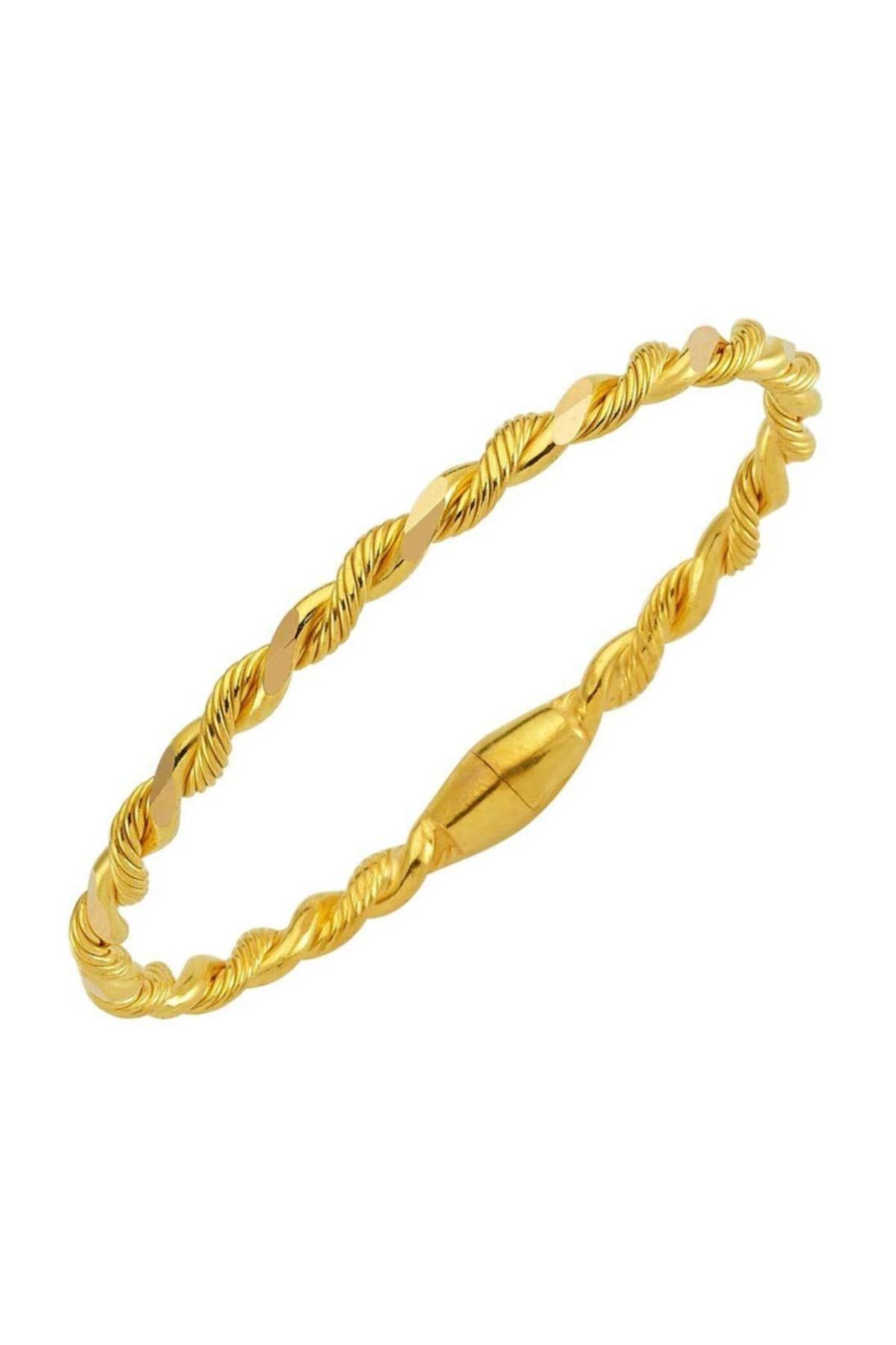 BİLEZİKHANE Erzurum Burma Bilezik Yumurta Kilitli 33.00 Gram 22 Ayar